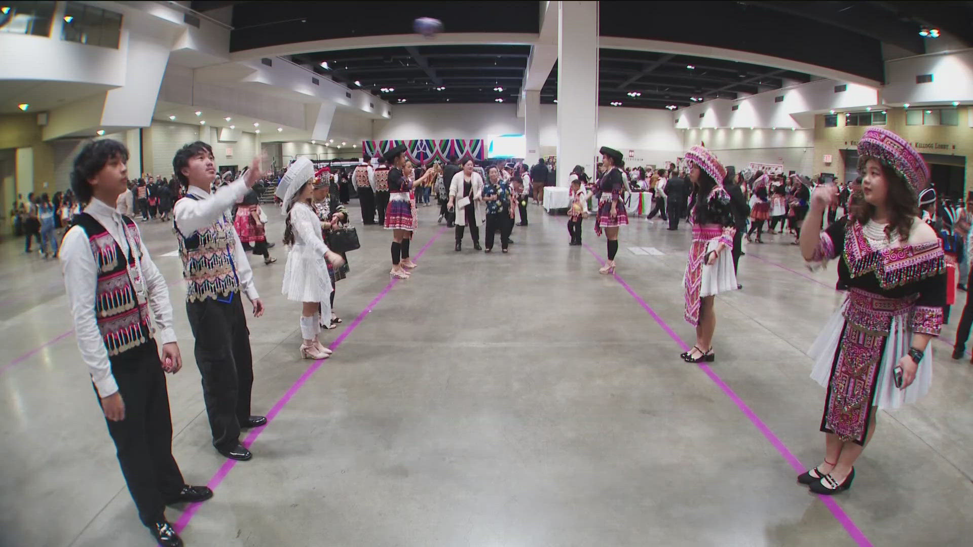 St. Paul's Minnesota Hmong New Year, held at RiverCentre, celebrates Hmong heritage and community.
