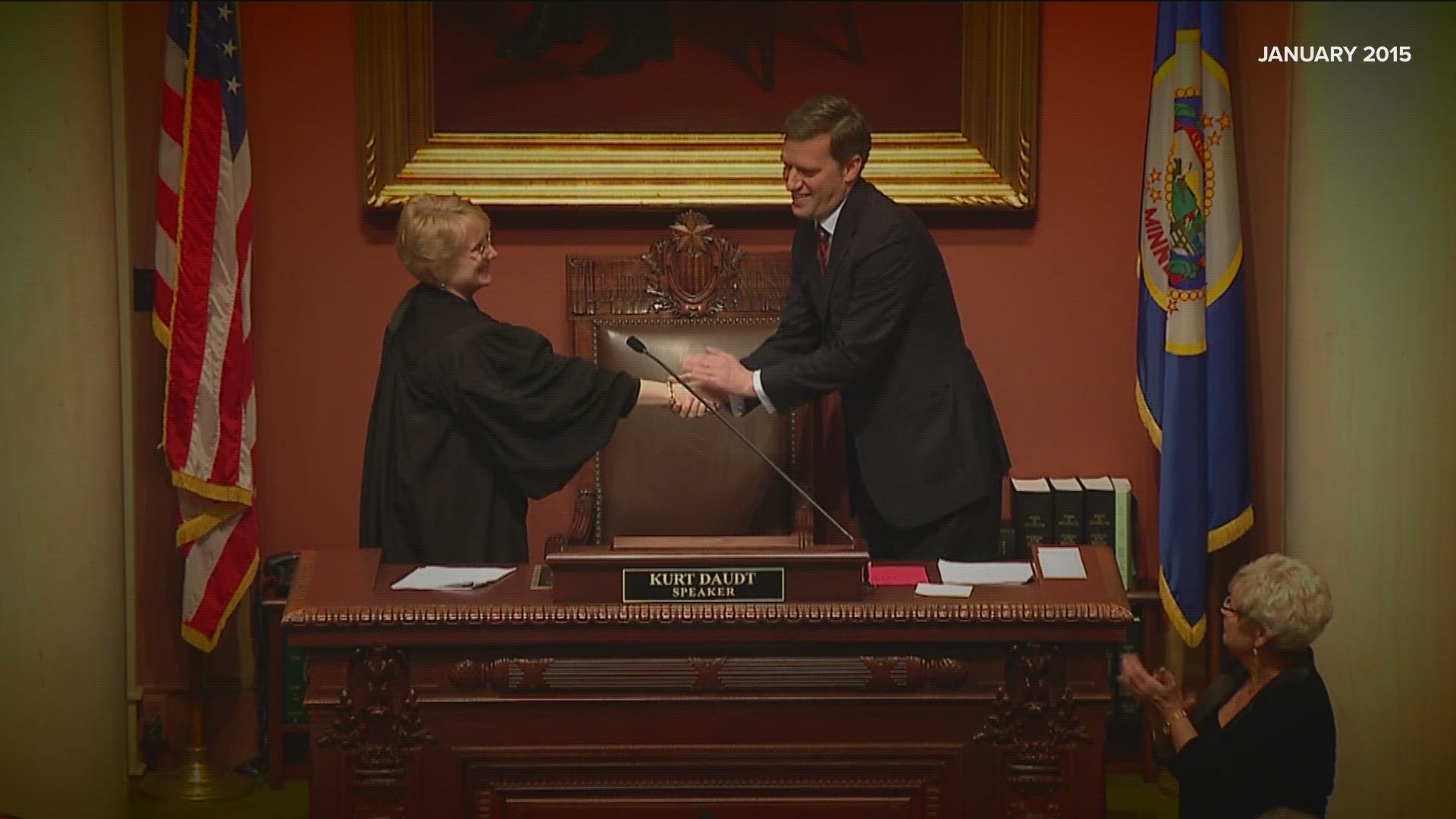 A statement from Daudt's office said he'll depart the legislature on Feb. 11, 2024, one day before session begins.