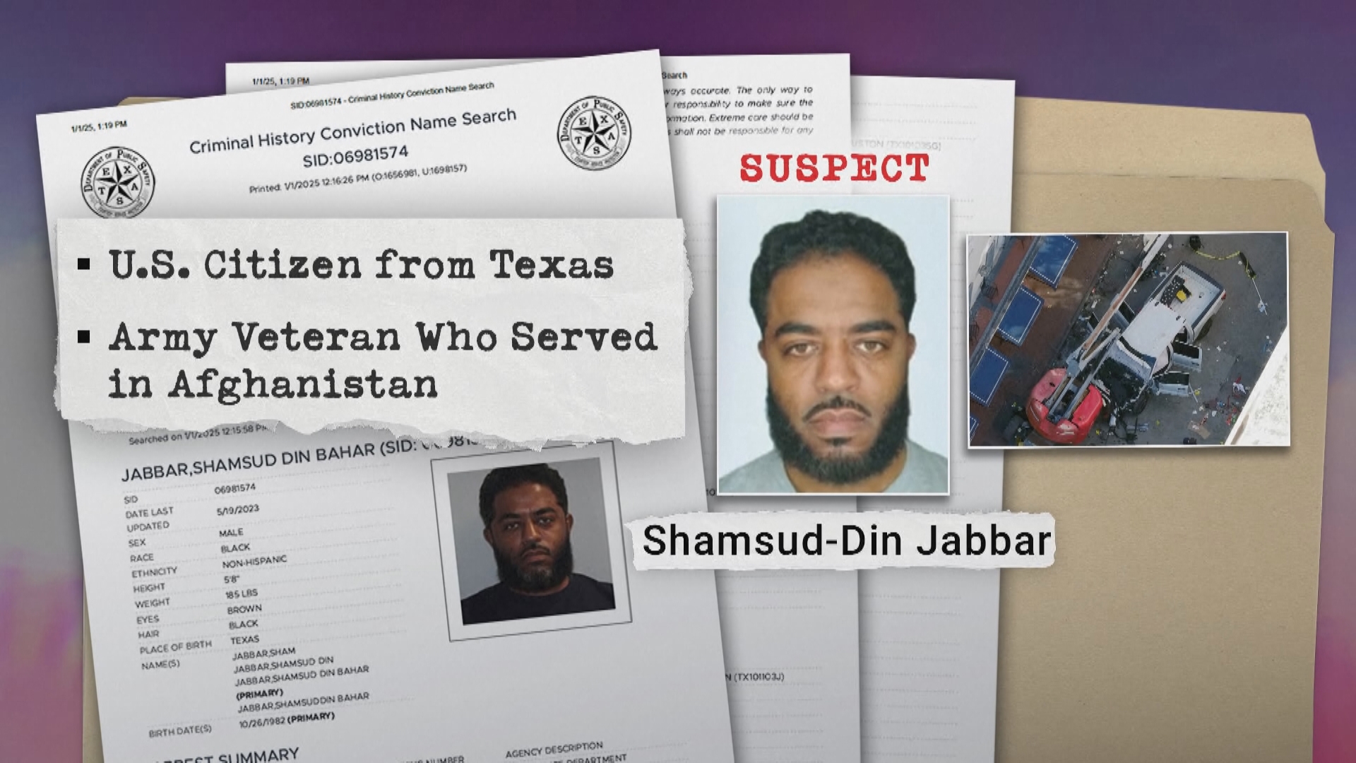 Shamsud-Din Jabbar, the 42-year-old Texas man accused of crashing a truck into New Year's Day revelers in New Orleans, served in the U.S. Army for 13 years.