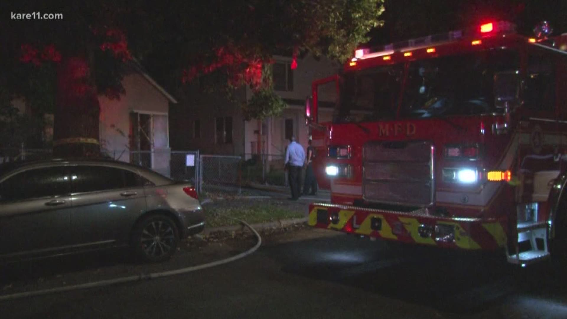 Minneapolis homicide investigators are working the case after a man's body was found in the rubble of a house fire.