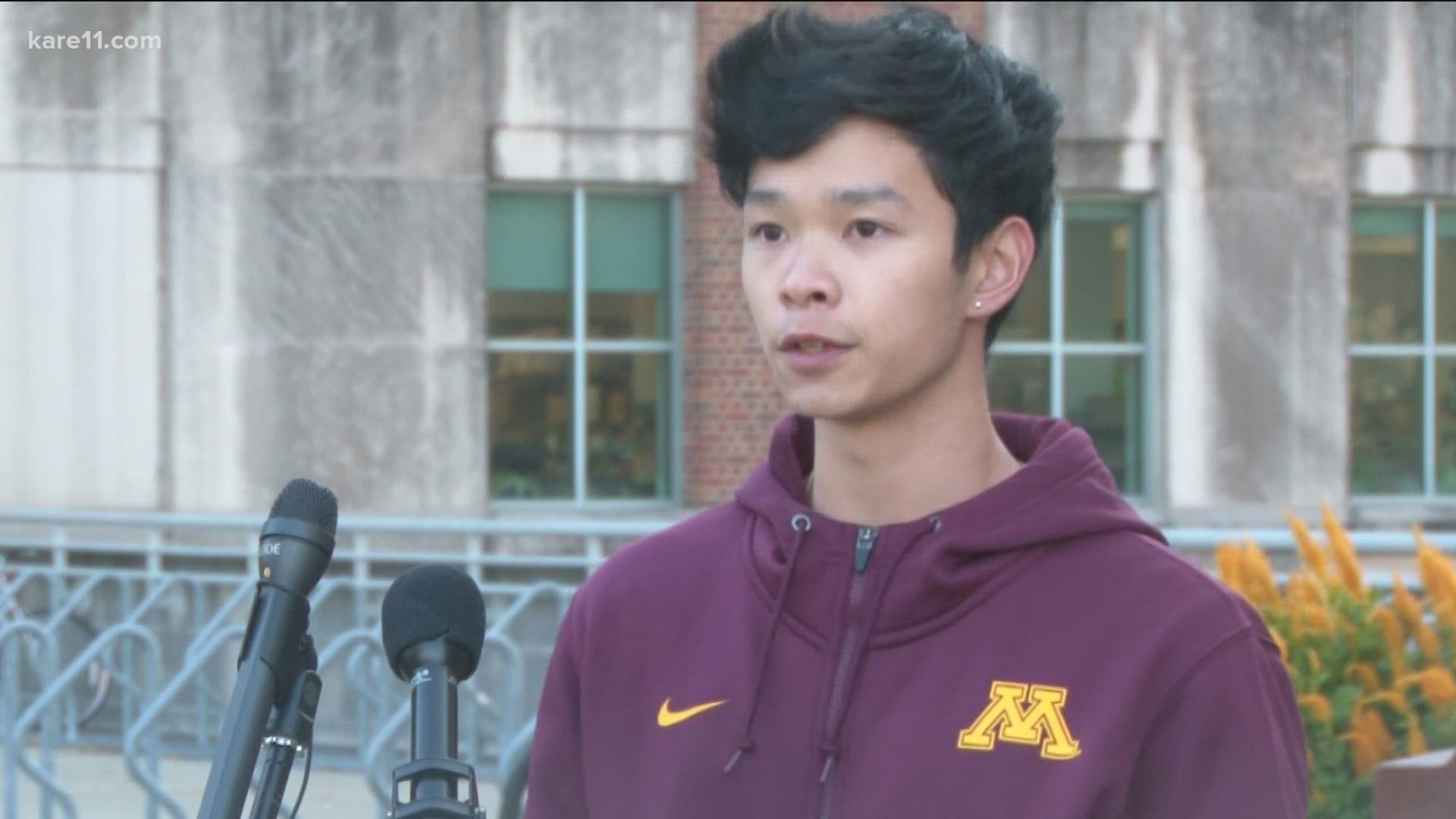 Evan Ng's suit claims the decision was unconstitutional, and seeks to have the men's gymnastics team reinstated.