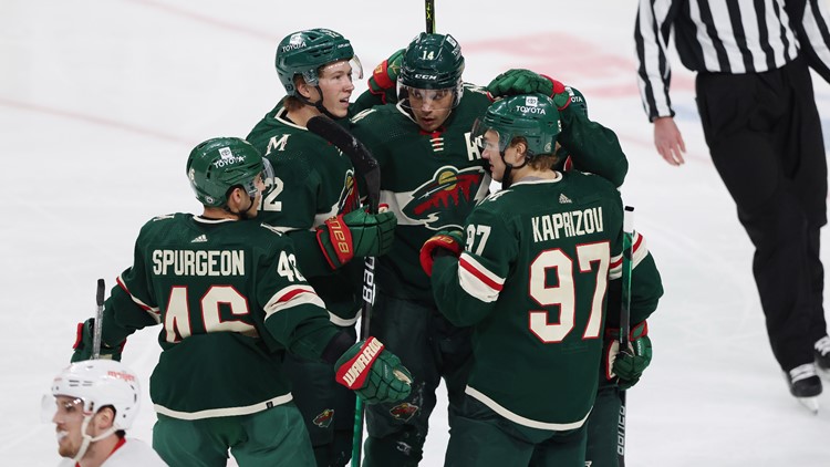 Boldy's hat trick powers Wild to a 7-4 win over Red Wings