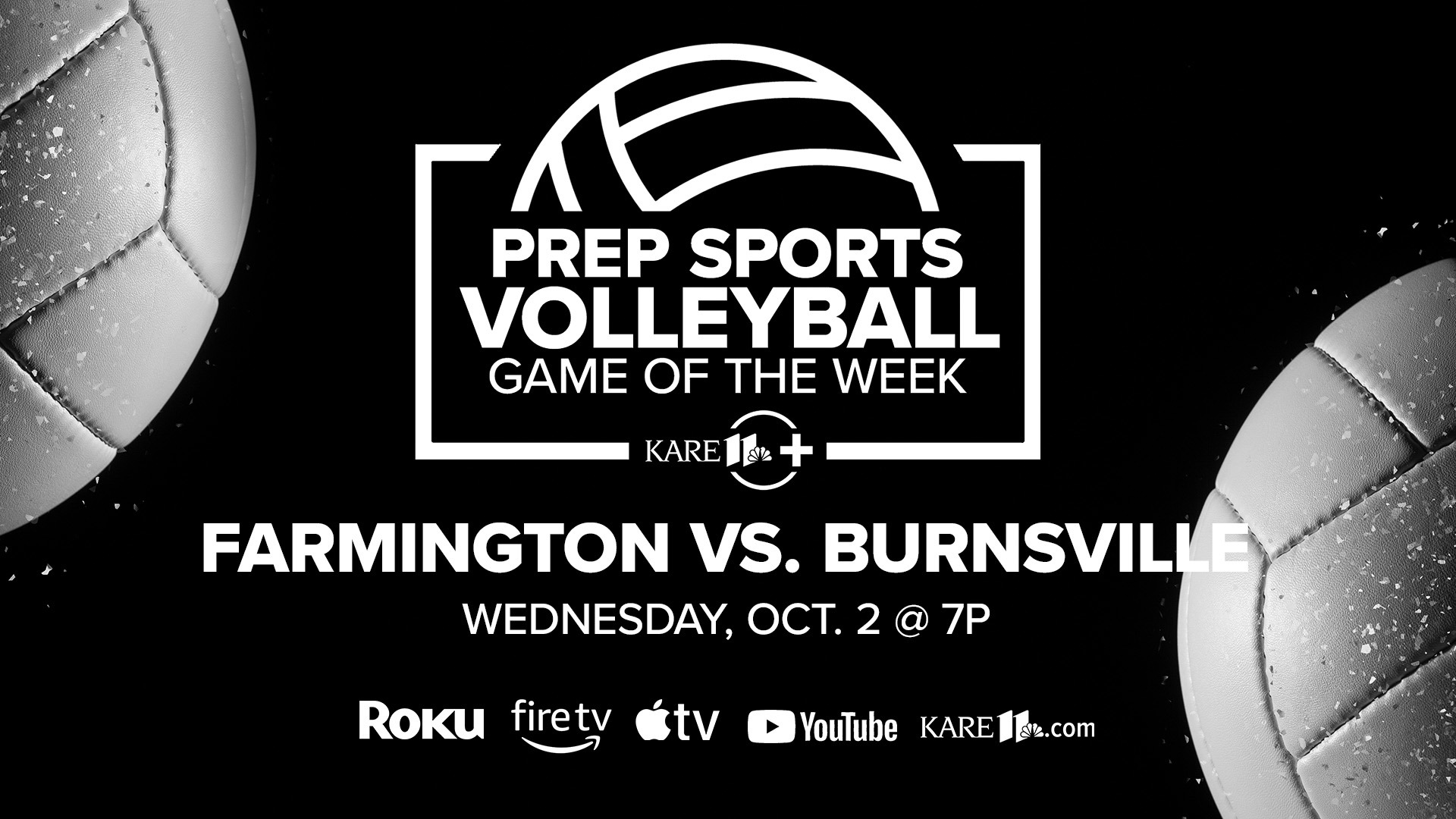 Farmington and Burnsville will go head-to-head in this week's prep volleyball Game of the Week.