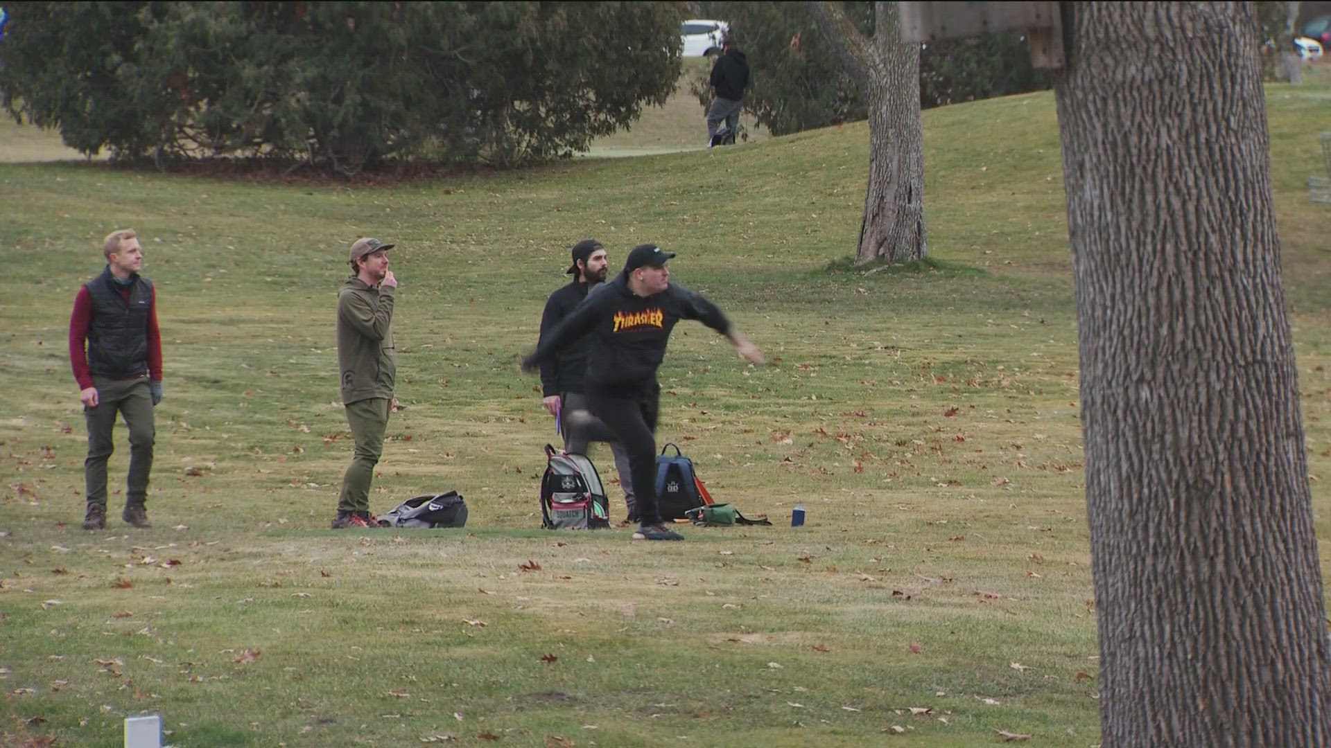 We didn't quite hit a record, but with a high of 49 degrees on Dec. 8, a lot of folks got outside to enjoy the weather.