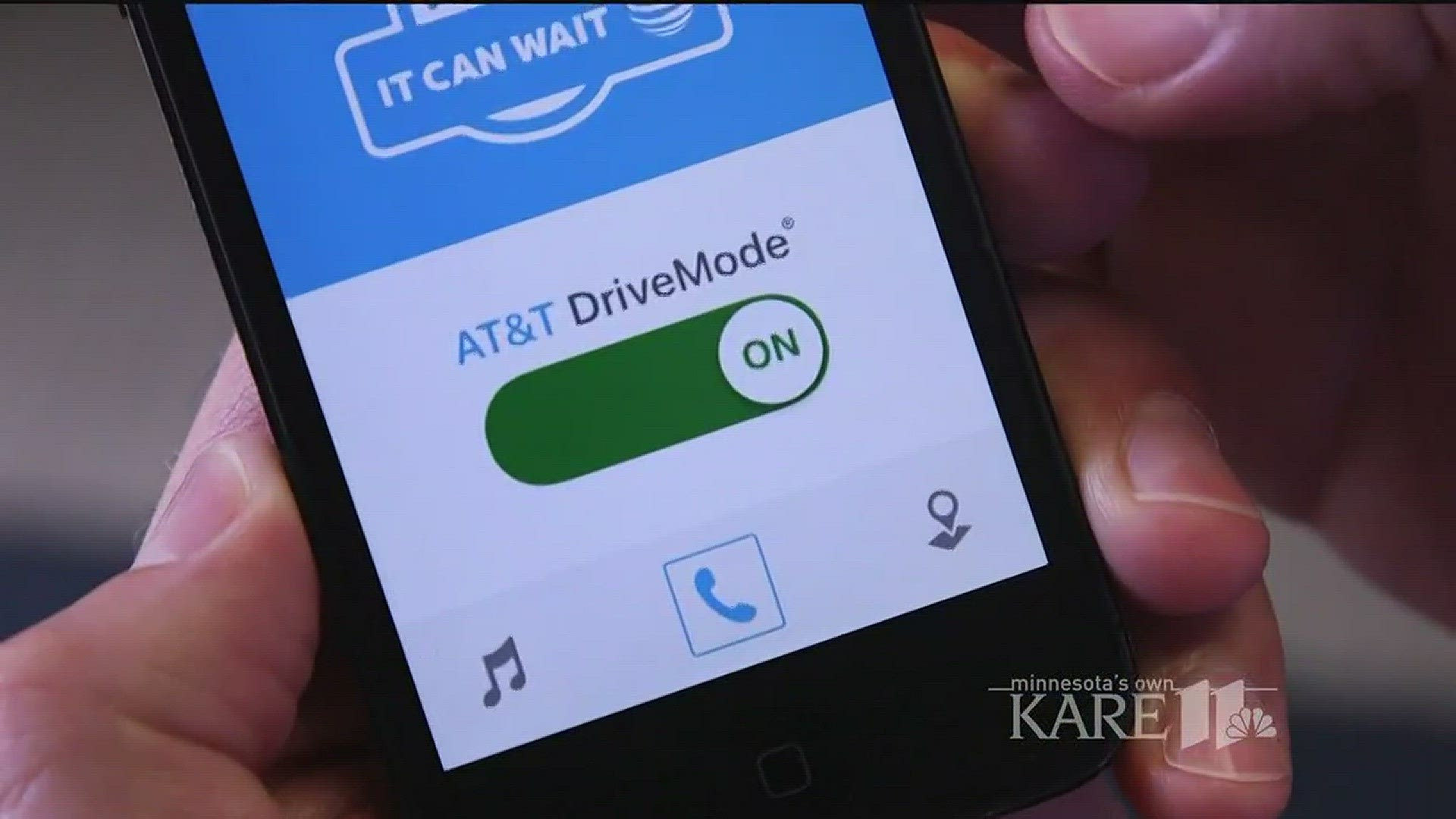 AT&T launched a smart phone app a few years ago that stops you from getting texts while driving. "The minute you hit going 15 miles an hour or faster, you no longer will receive text message notifications on your smart phone." http://kare11.tv/2txb5MA