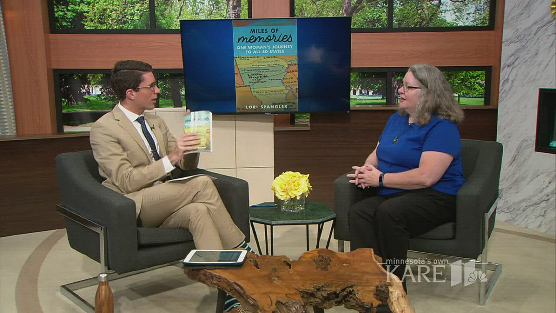 Lori Spangler has crossed the border of every state. Her debut book, Miles of Memories: One Woman's Journey to All 50 States, not only takes readers on a unique road trip, it validates that anyone can do anything they set their mind to. http://kare11.tv/2