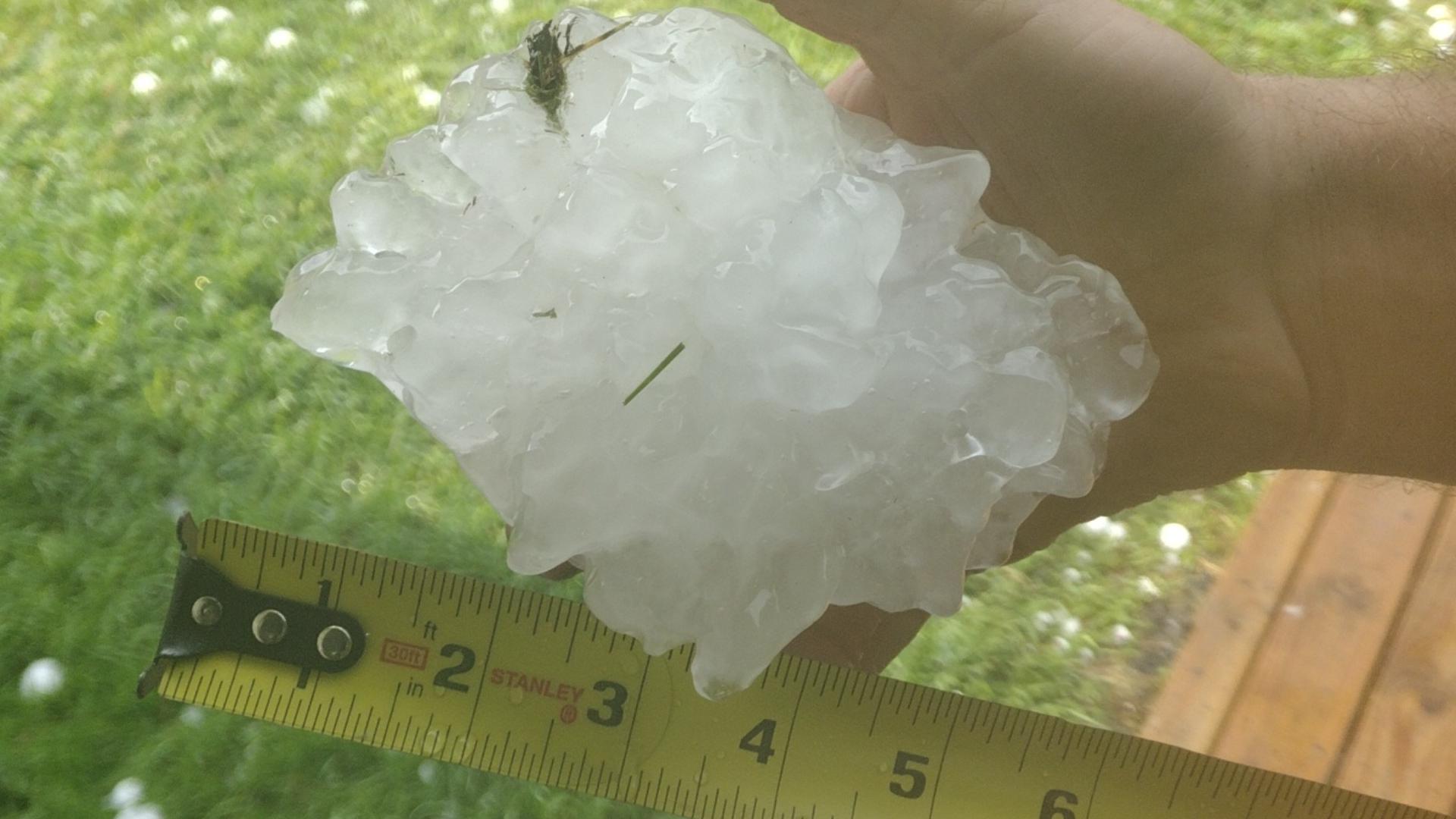 Severe storms drop baseball-sized hail in MN | kare11.com
