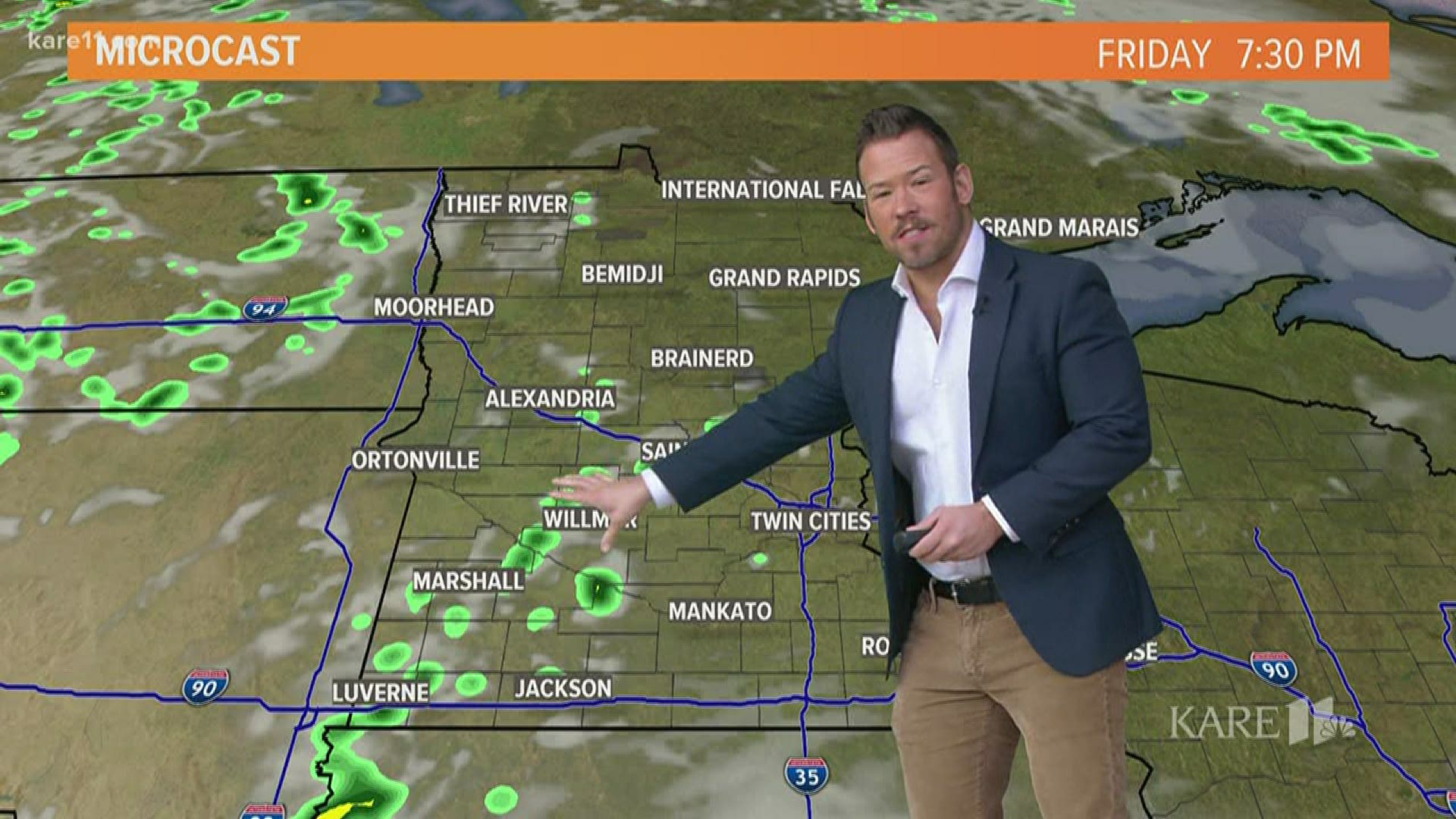 Current weather forecast in the Twin Cities