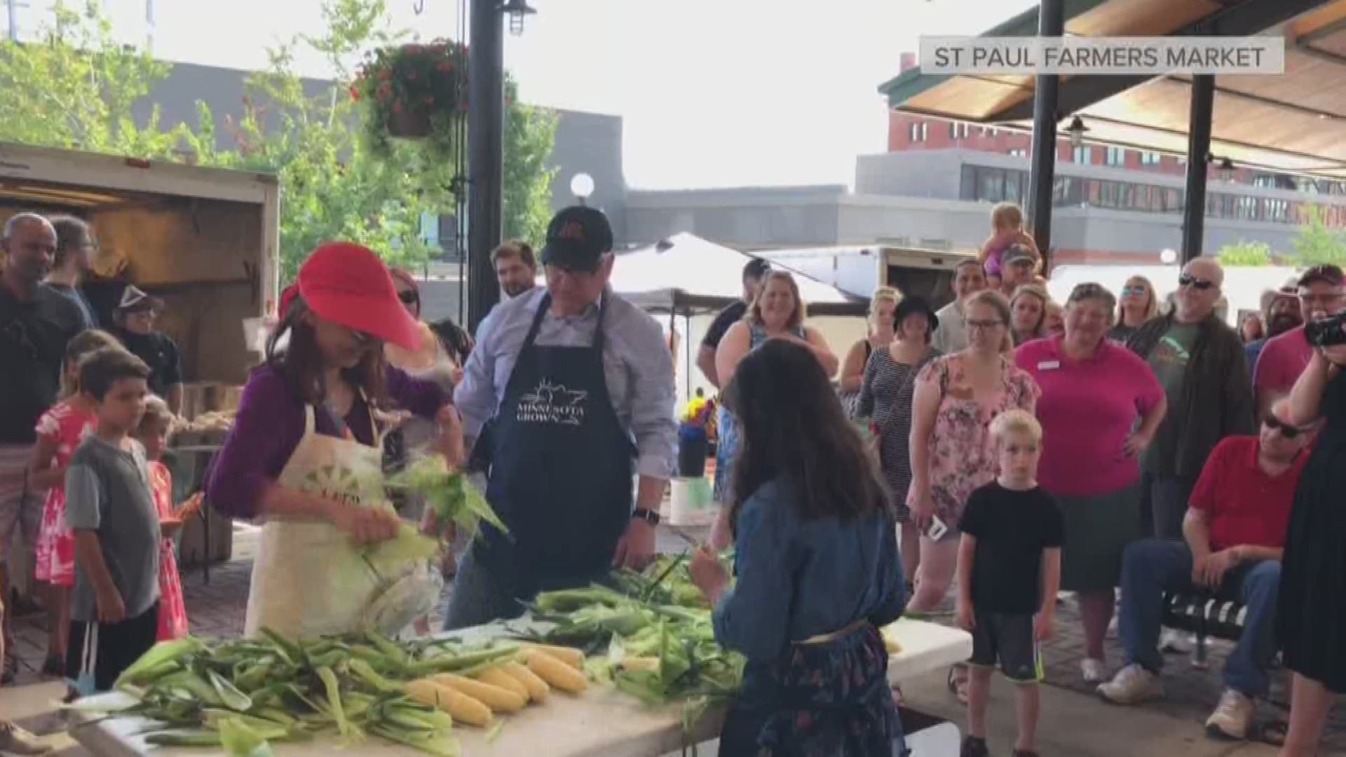 David Kotsonas from the St. Paul Farmers’ Market talked with KARE 11 about National Farmers’ Market Week, happening now through Aug. 10, and the social and economic impacts that farmers’ markets have in the communities they serve.