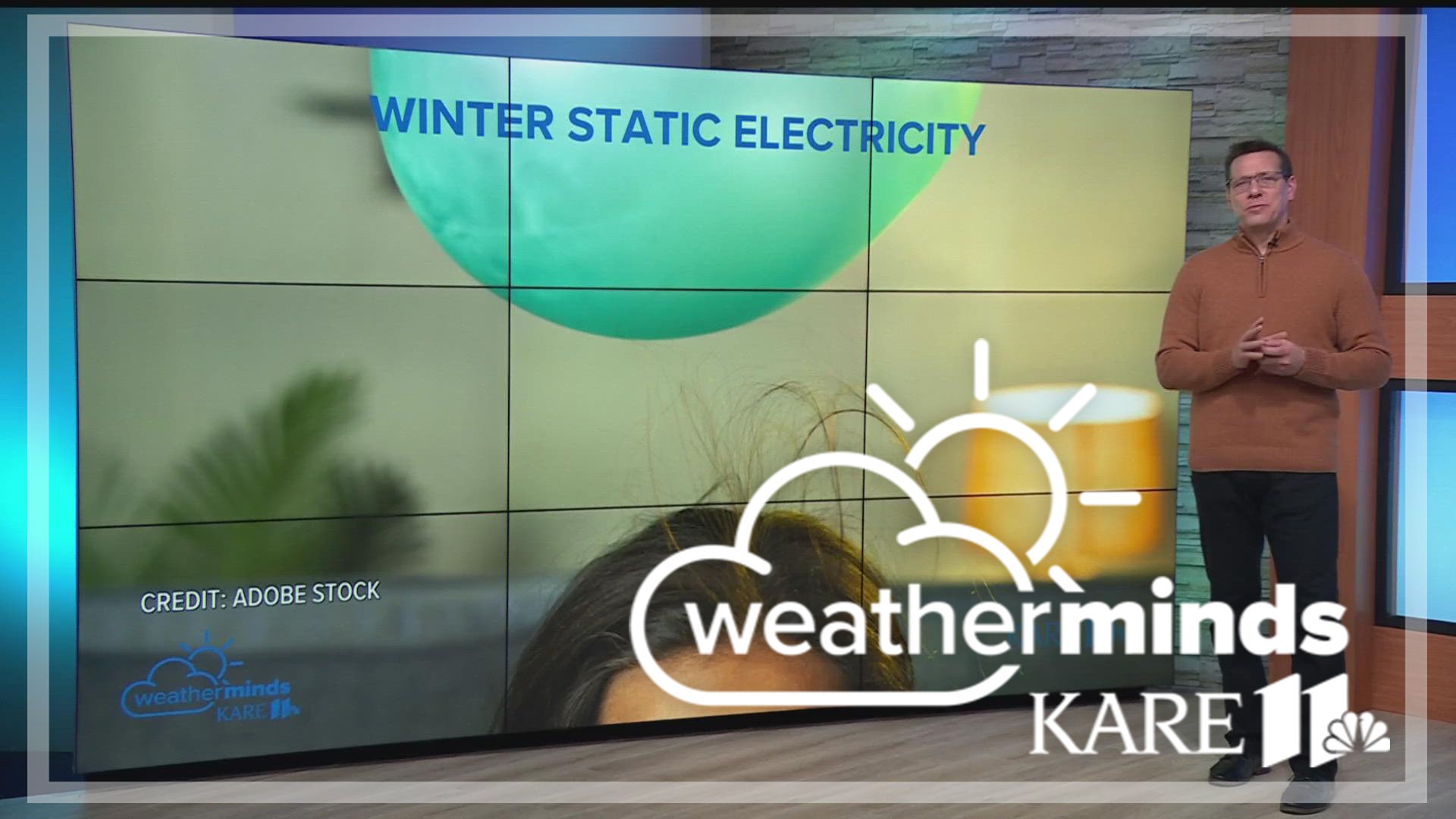KARE 11 meteorologist Jamie Kagol explains why there is so much static electricity in the winter months.