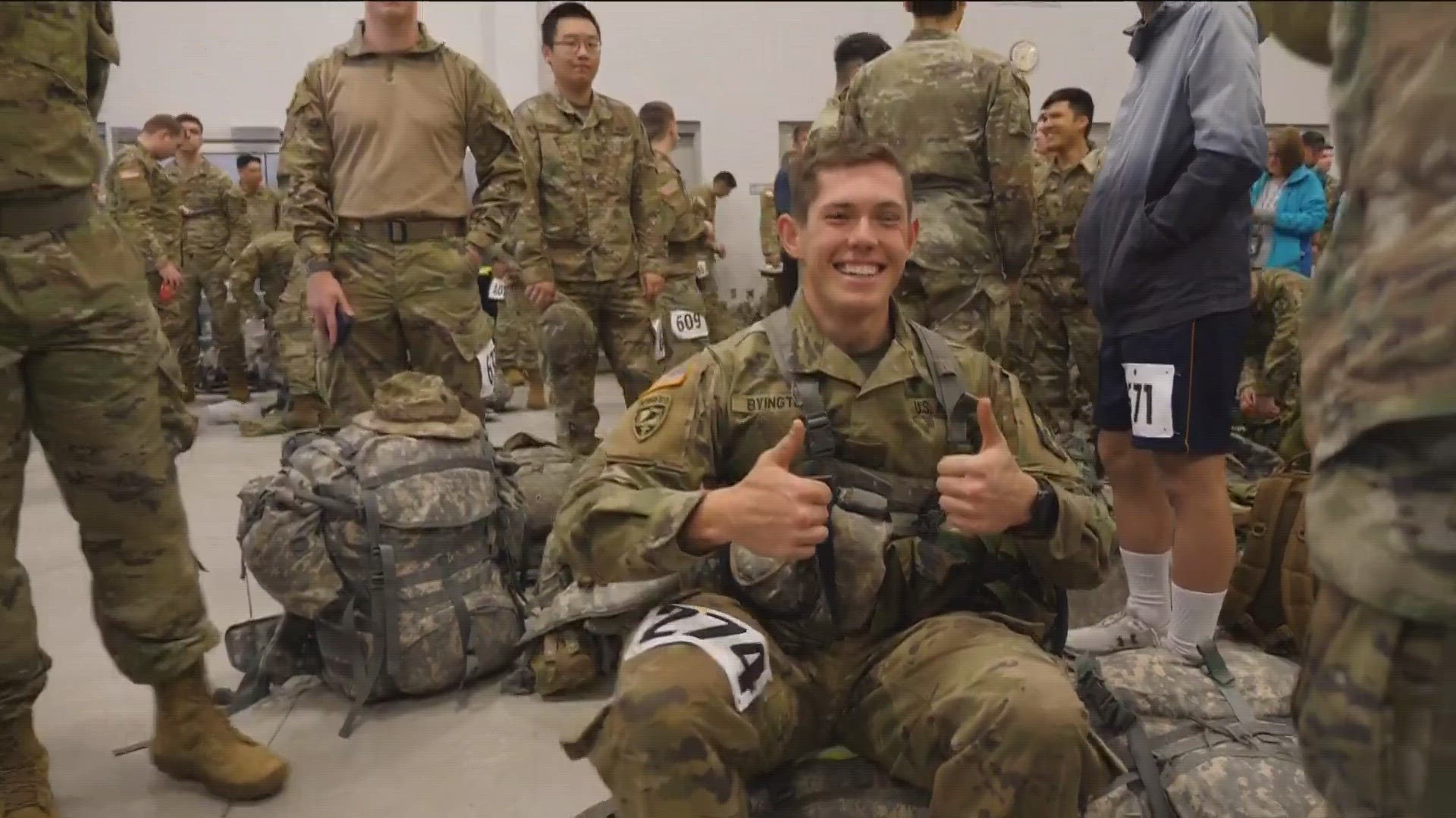 Soldiers ruck march 50 miles in New York City