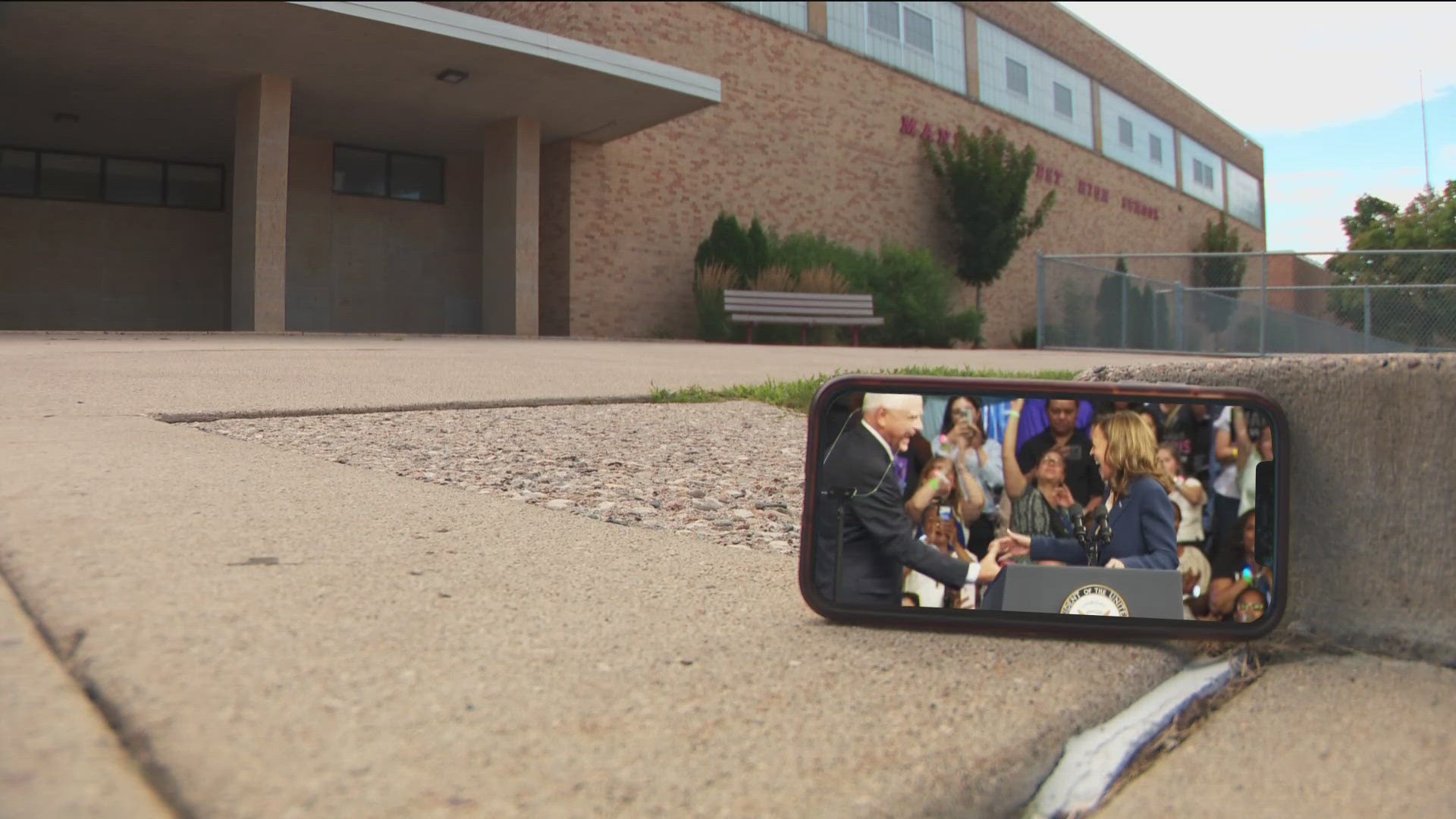 Long before Walz hoped to walk the halls of the White House, he walked a different hallway – at Mankato West High School.