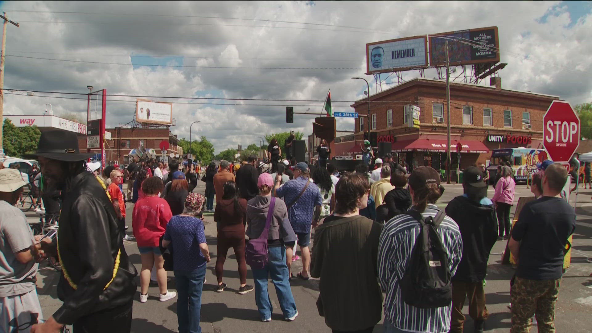 The annual Rise and Remember Festival filled George Floyd Square with music, song, and reflection.