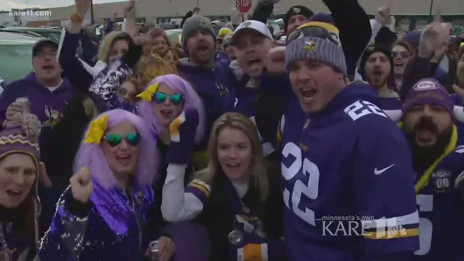 Vikings fans are filling Philadelphia to support Minnesota's effort to #BringItHome. http://kare11.tv/2Dy2Qc0