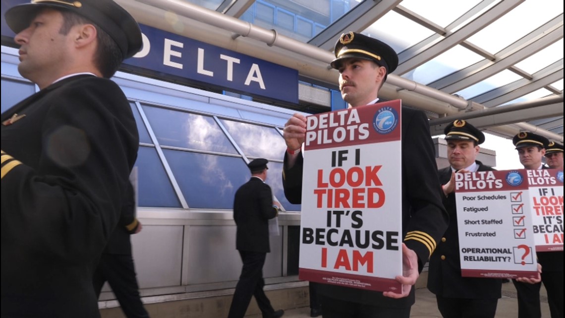 Delta Pilots Plan Informational Picket For Thursday At MSP | Kare11.com