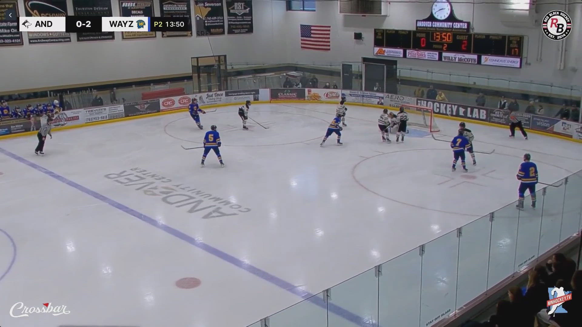 Wayzata took on the Andover boys team for Hockey Night in Minnesota on 12/14/2024.