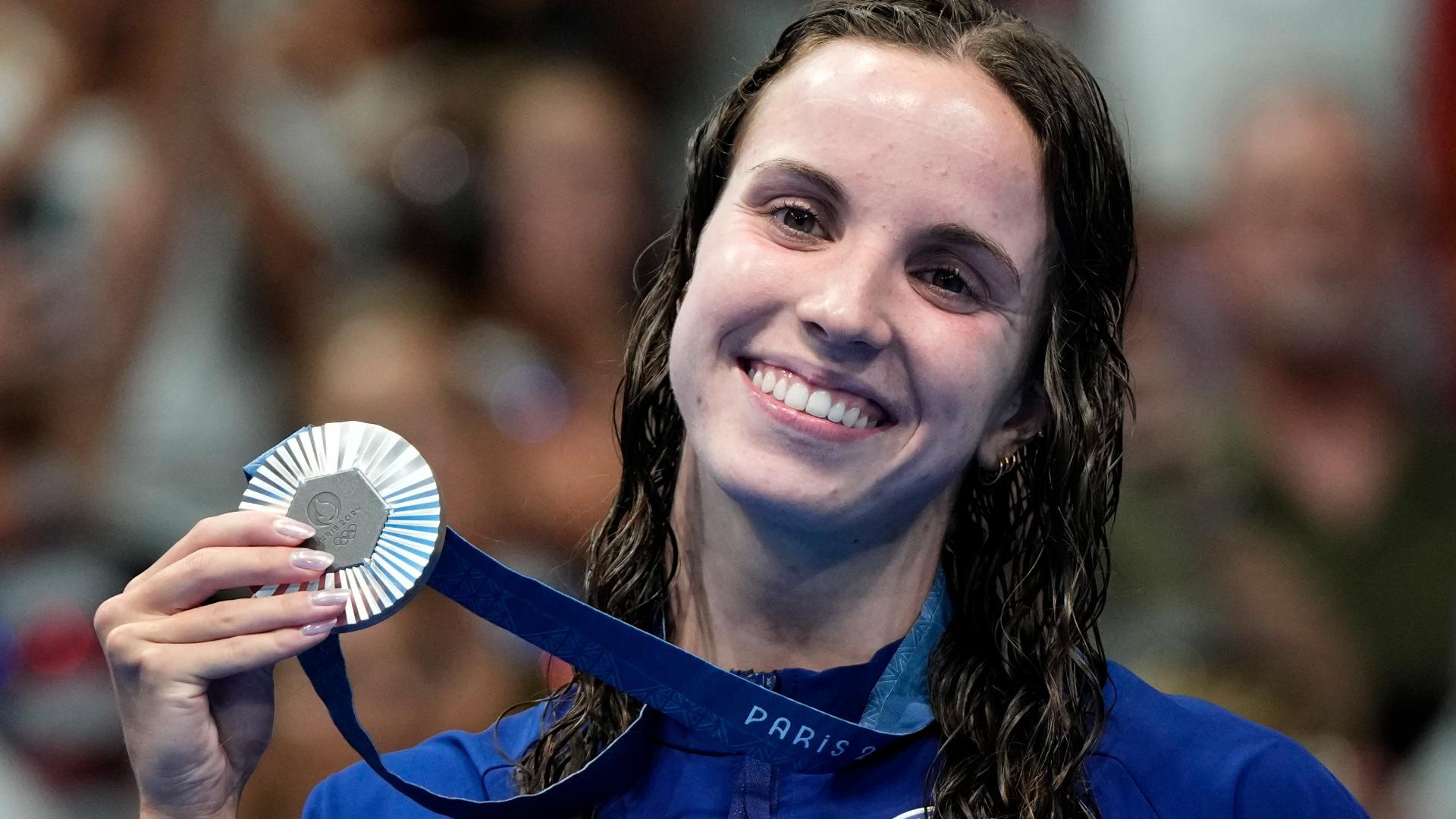 The Minnesota native finished just behind Canadian phenom Summer McIntosh in the 200m butterfly.