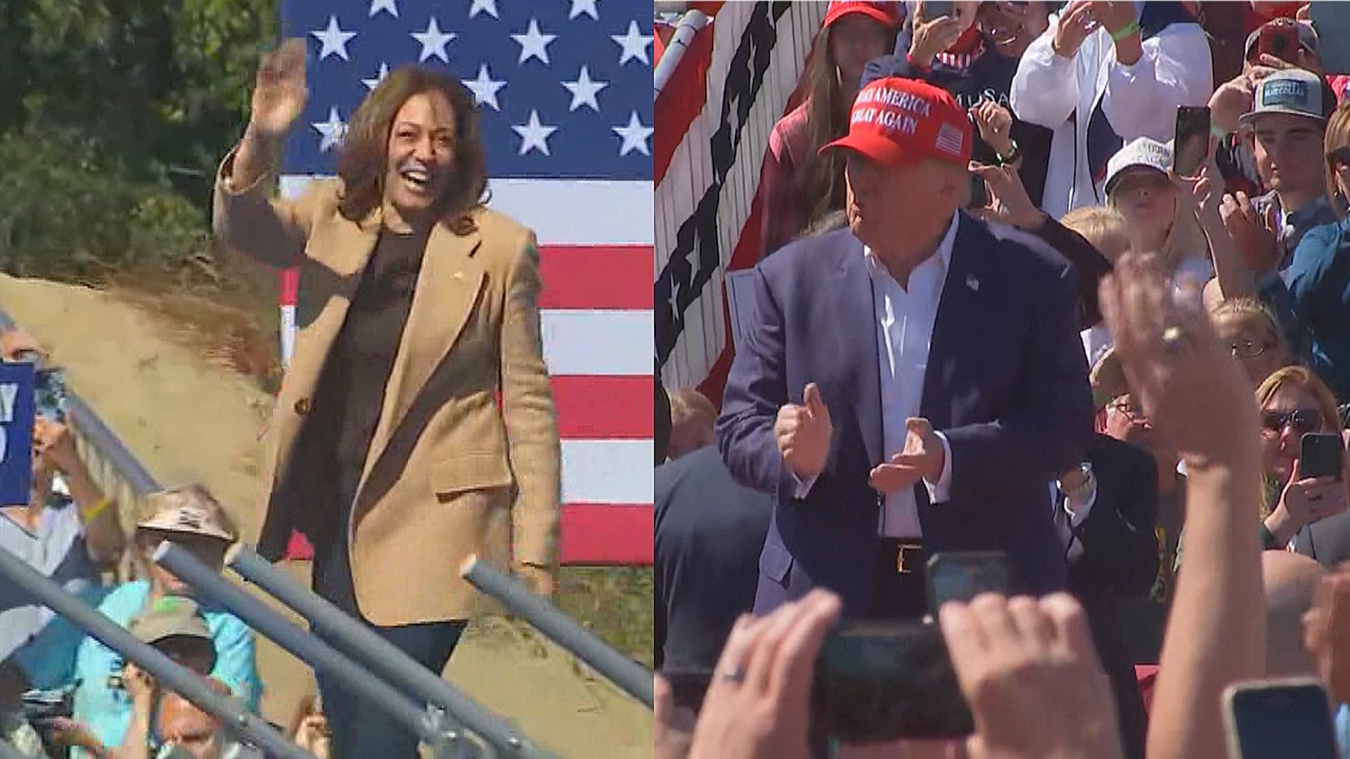 Both Presidential hopefuls will be on the campaign trail this weekend, as early voting is well-underway.