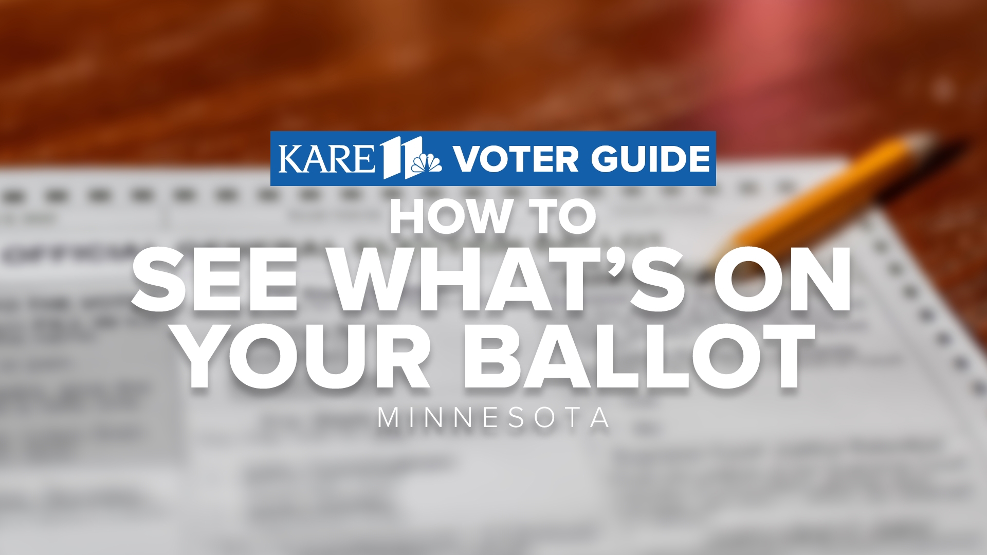 How do I see what's on my ballot in Minnesota?