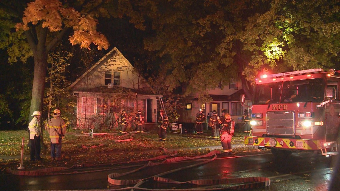 Two rescued from North Minneapolis house fire