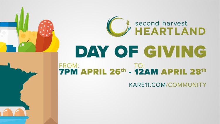 Second Harvest Heartland, KARE 11 partner for 'Day of Giving'