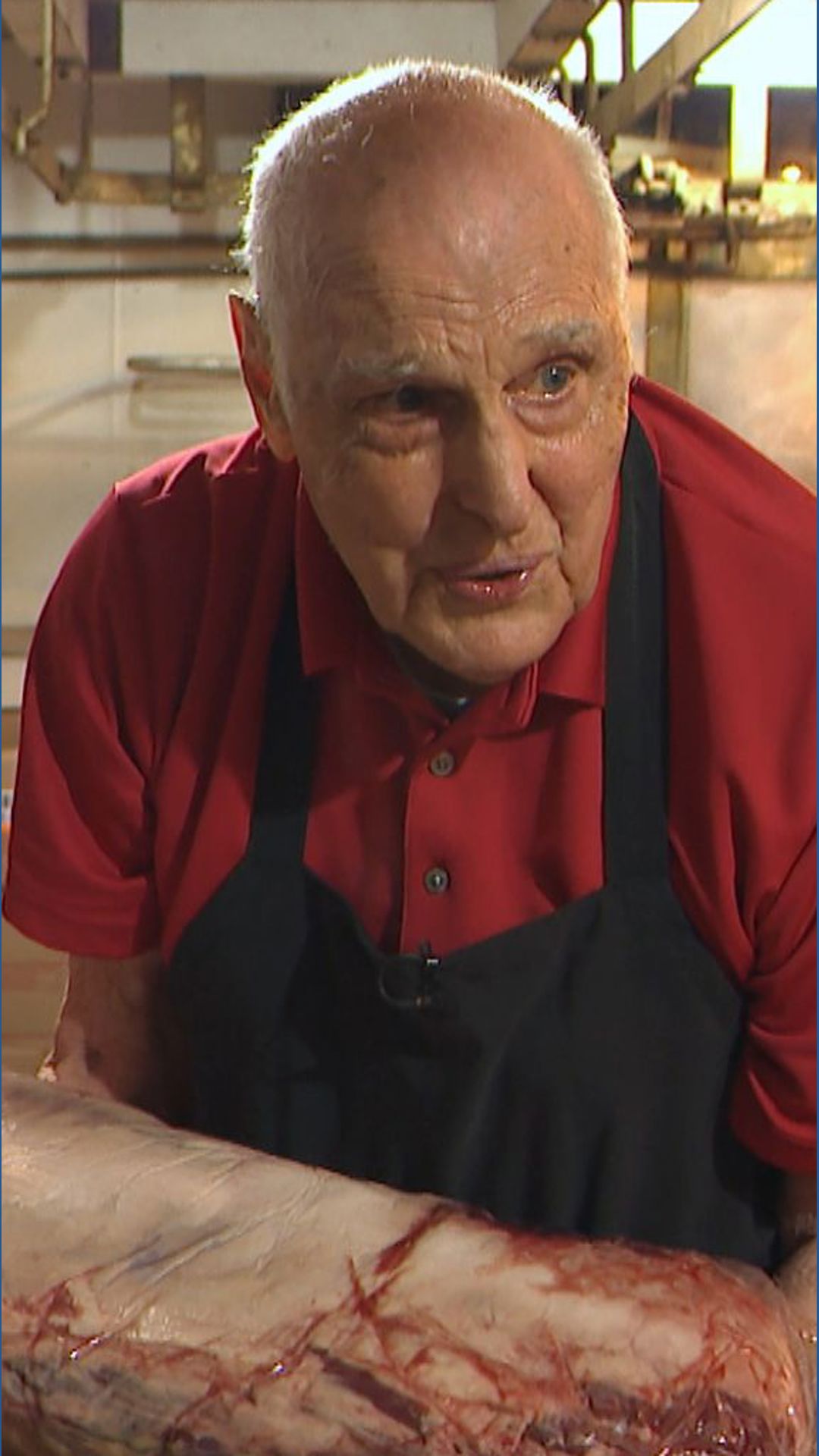 Butcher celebrates his 96th birthday doing what he loves: working