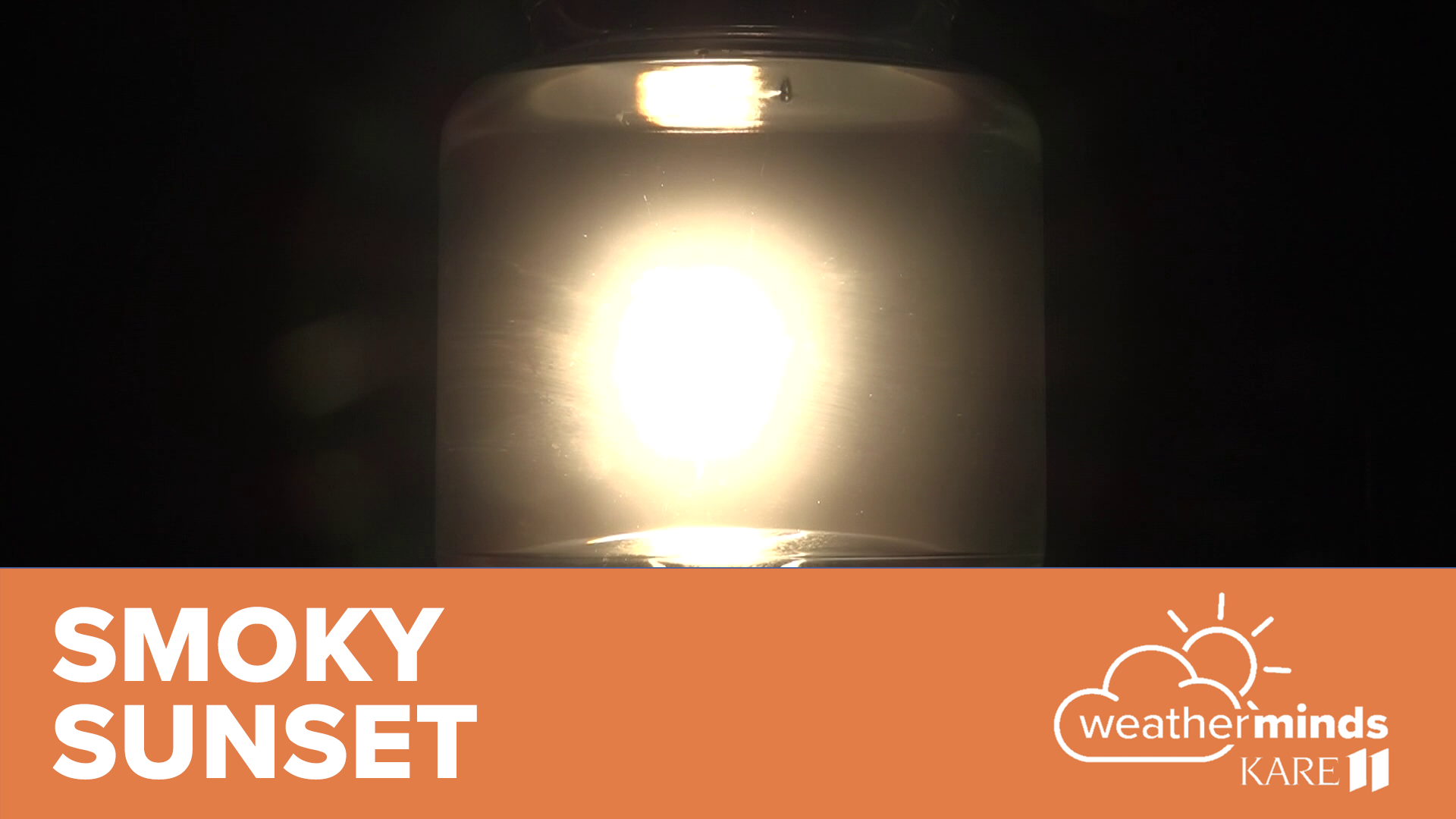 Using water, milk and a flashlight, KARE 11 Meteorologist Ben Dery makes a sunset of his own that you can do as well!