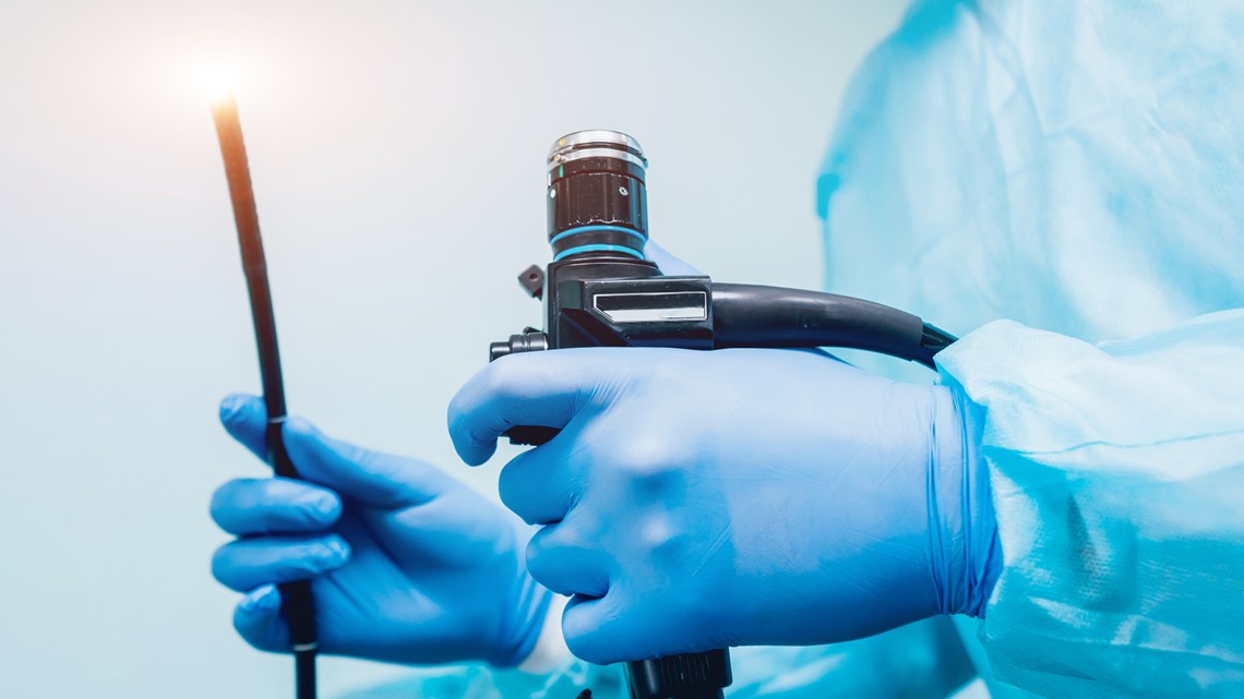 Real Men Wear Gowns Getting a colonoscopy