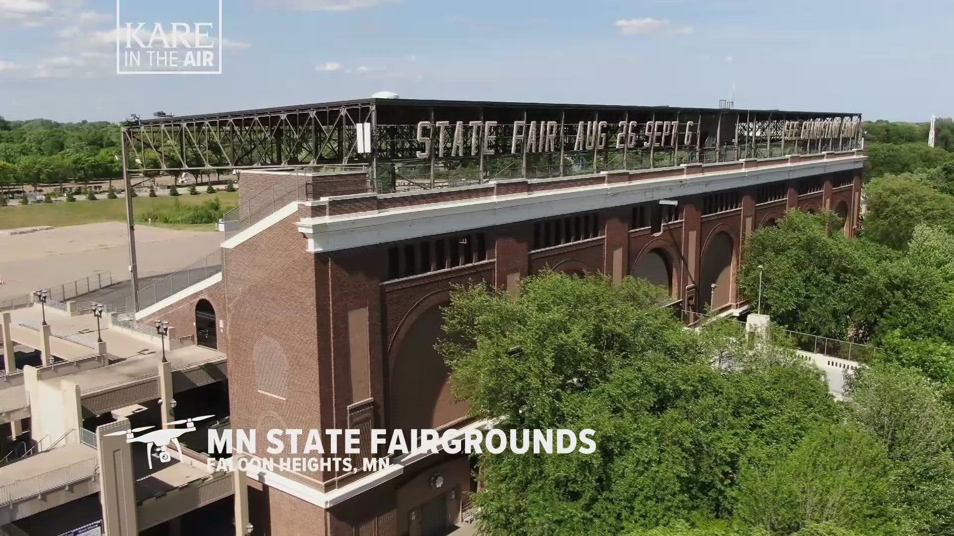 The latest installment of our summer drone series takes us over a 322 acre plot in Falcon Heights, better known as home of the Minnesota State Fair.