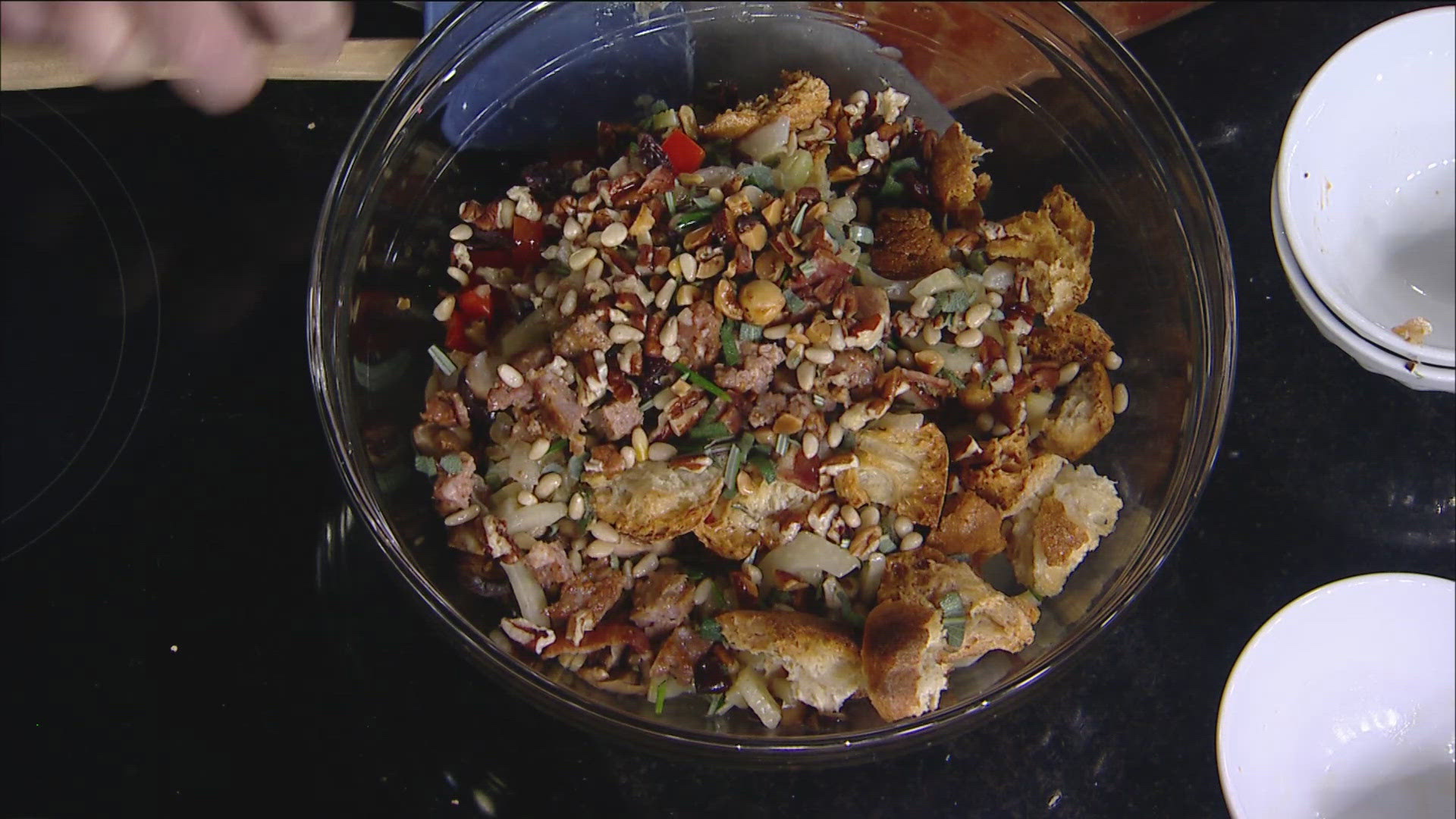 Karl Benson from Cooks | Bellecour says stuffing is the most talked-about and anticipated side every year. He shares an amazing recipe and general stuffing tips.