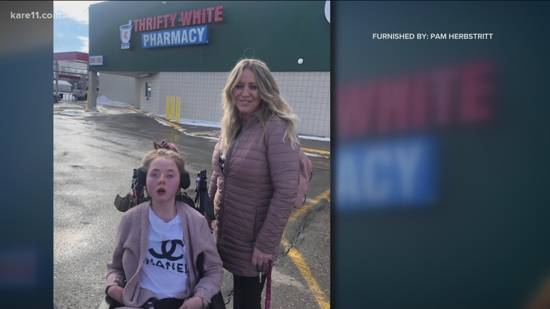 A Minnesota family traveled three hours to Wahpeton, North Dakota to get a COVID-19 vaccine for their daughter with a severe form of cerebral palsy.