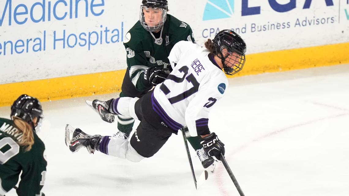 Boston Beats MN 4-3 Win In First Game Of PWHL Championship Series ...