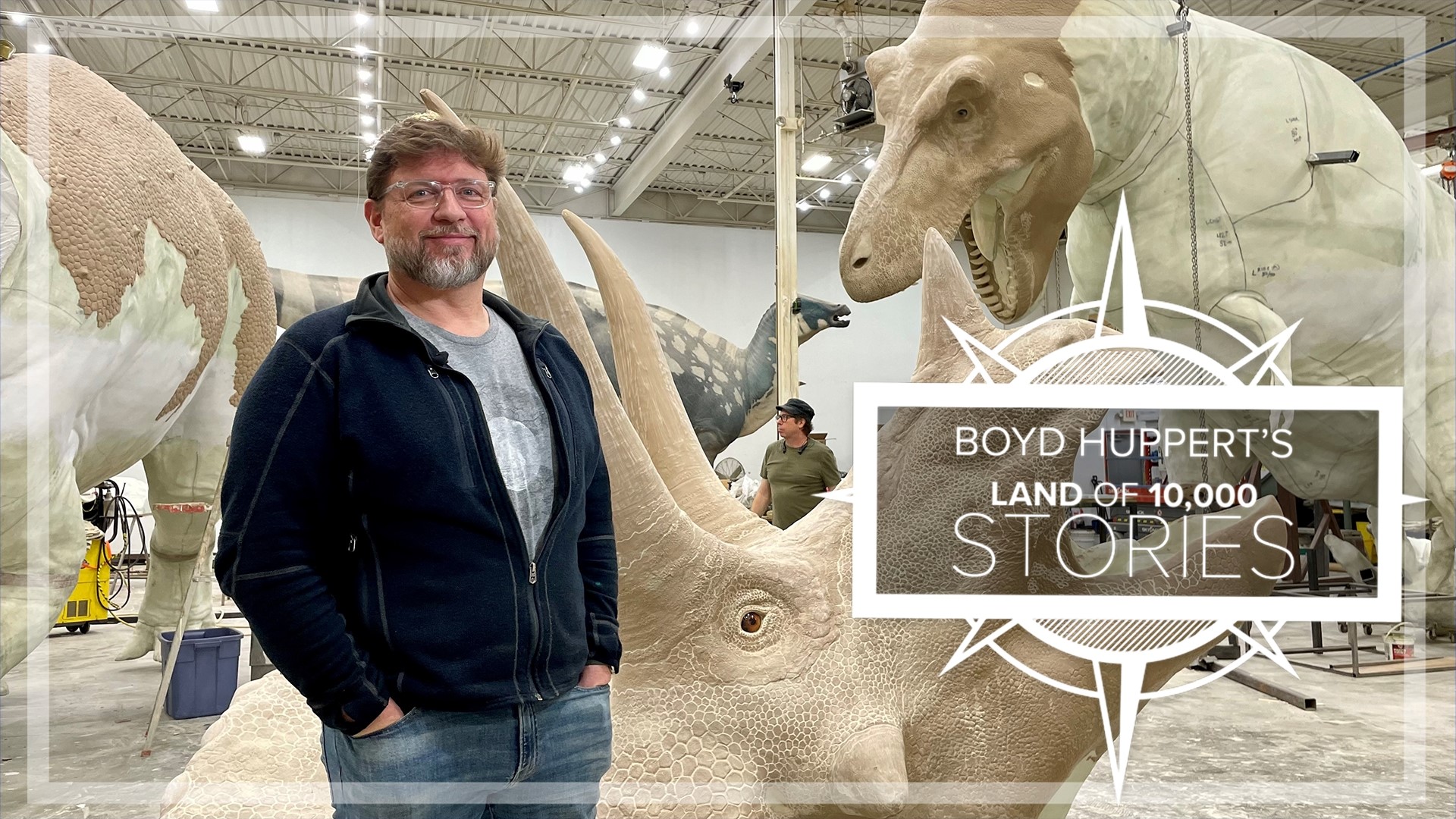 Tim Quady's Blue Rhino Studio ships prehistoric creatures to museums around the world.