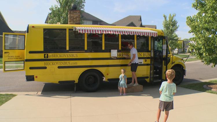 'Brick Oven Bus' rolls out pizzas and performances