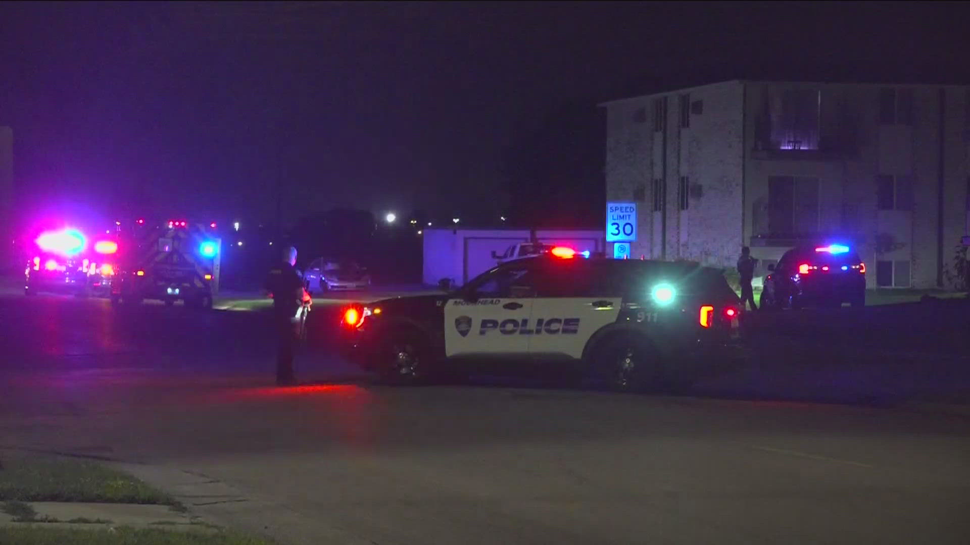 Officials are asking the public to stay away from Highway 75 between 15 Avenue North and Highway 10.