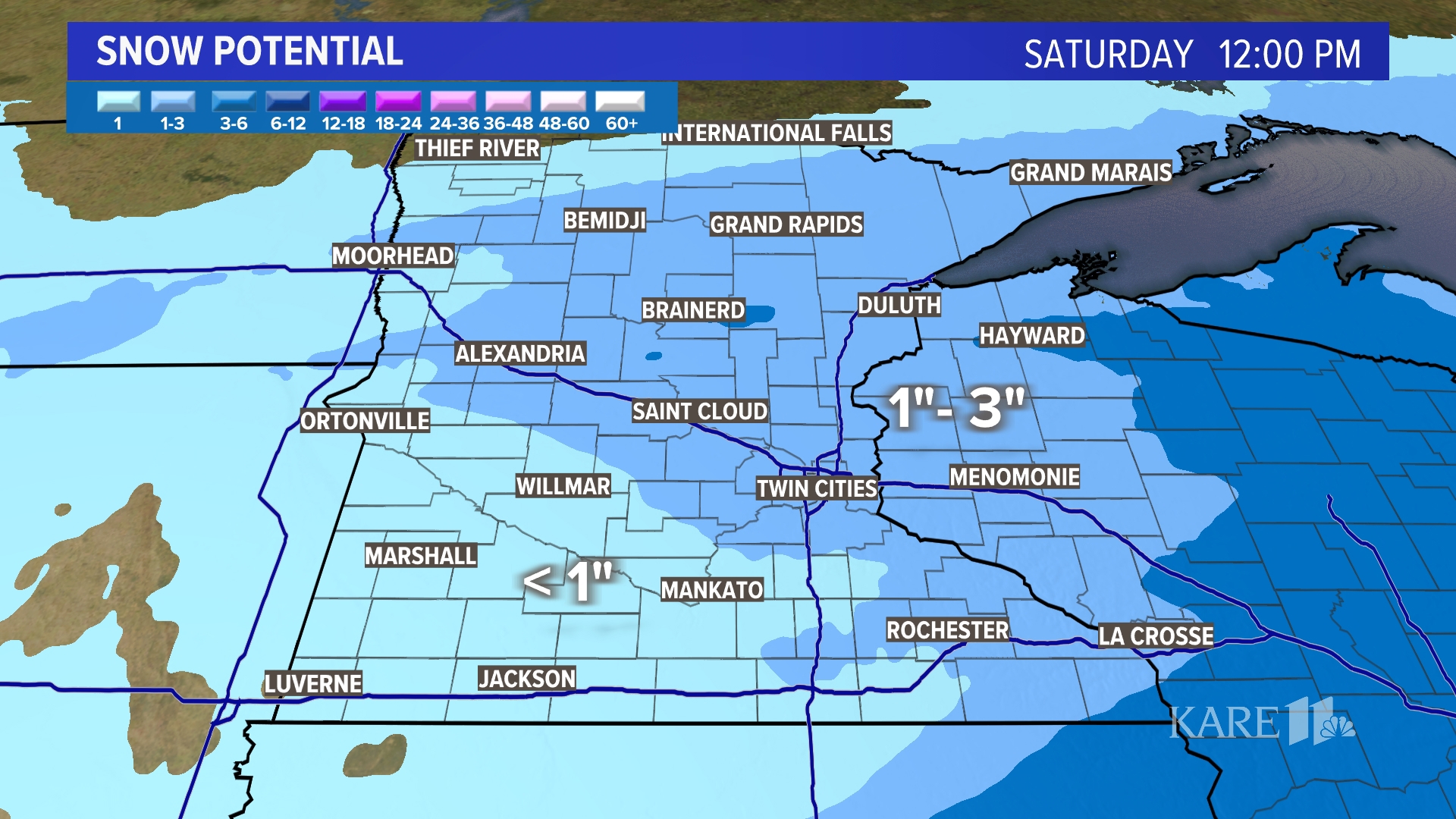 KARE 11 News Now Weather Afternoon Edition Feb. 13