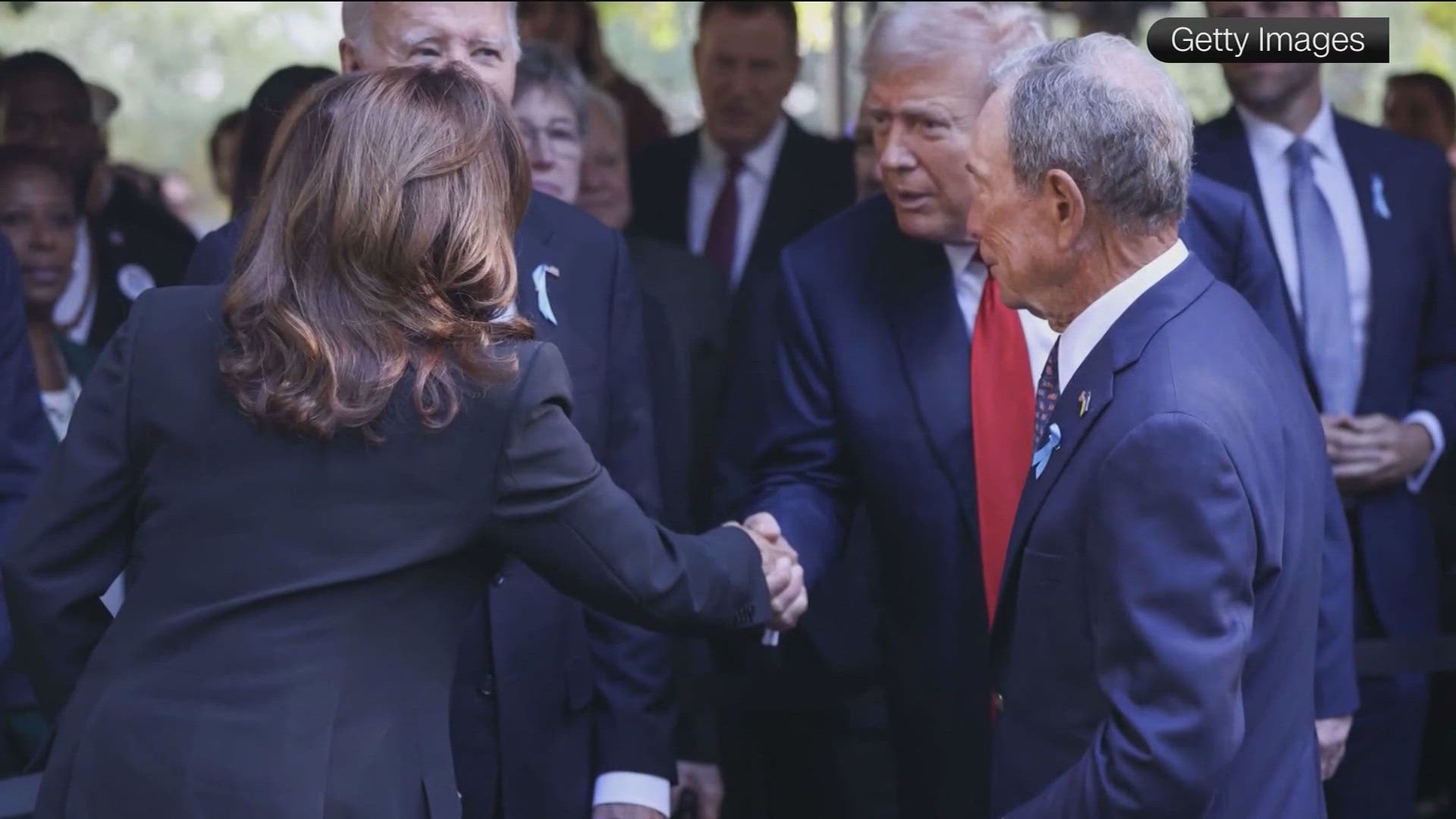 After a rare joint appearance Wednesday morning, Harris and Trump each made other visits to honor the victims of the attacks.