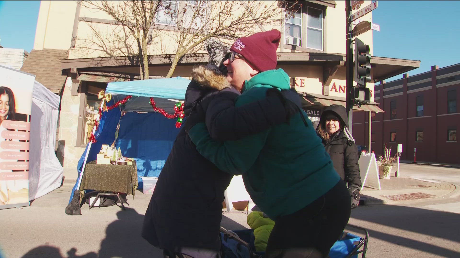 Amy Brace, owner of Amy's Cupcake Shoppe on Mainstreet, took charge of organizing this year's winter festival.