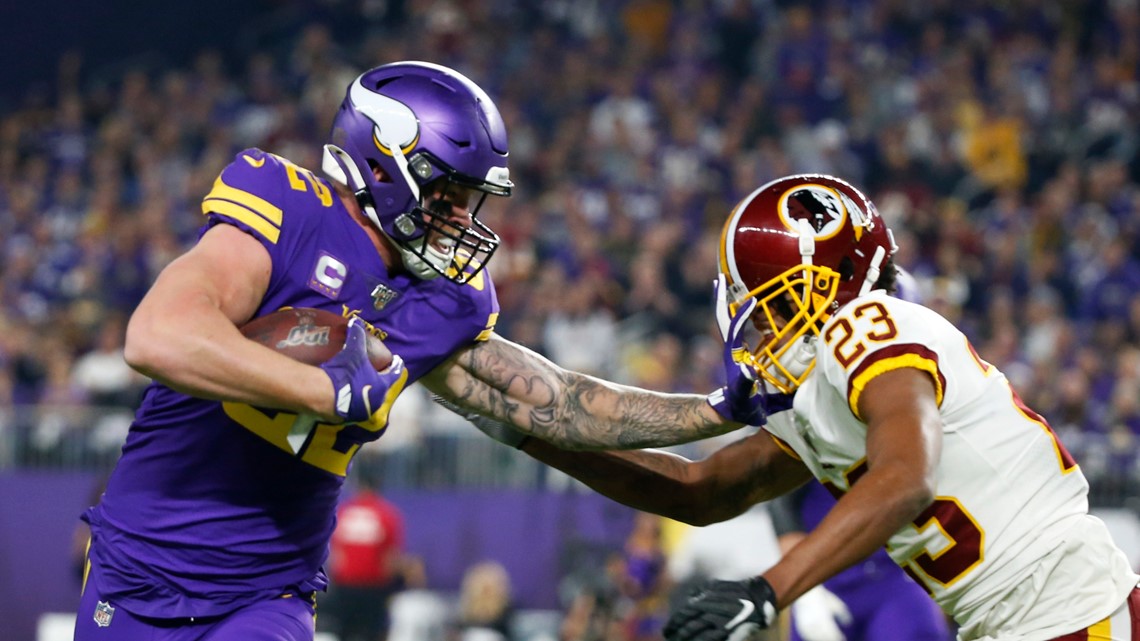 Cook, Vikings wear down Redskins 19-9 for 4th straight win