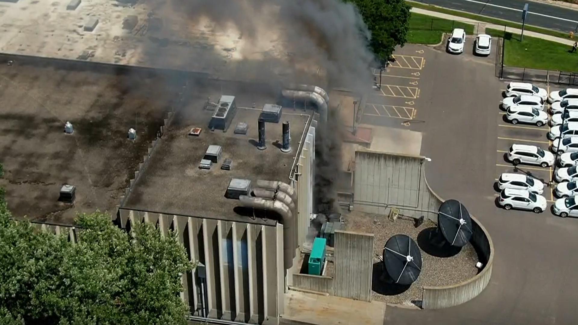 A catastrophic failure of KARE 11's transformer caused a fire that knocked out power and caused the staff to evacuate.