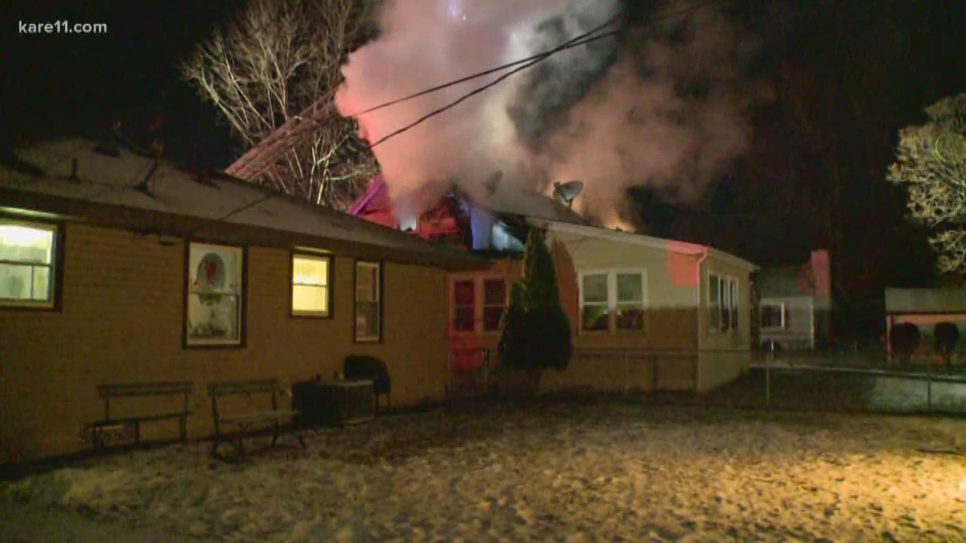 Crews were called to a house fire by Sheridan Ave and 51st Ave just after 12:30 a.m. on Christmas Eve. https://kare11.tv/2Cy7FjD