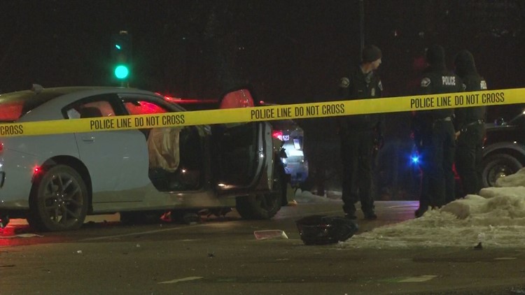 Driver shot, dies after crashing car near sculpture garden overnight