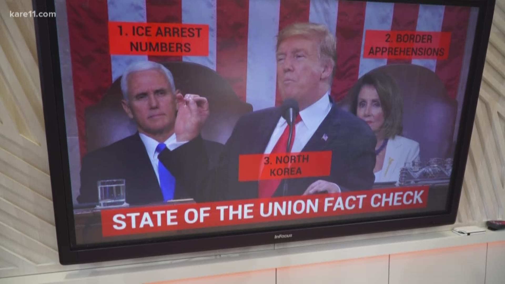 Here are some of the claims we verified as true and false during President Trump's State of the Union address. https://kare11.tv/2HUHNDi