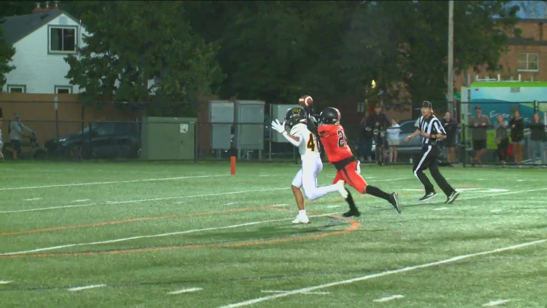 Keep up with the highlights from Friday's high school football matchup!