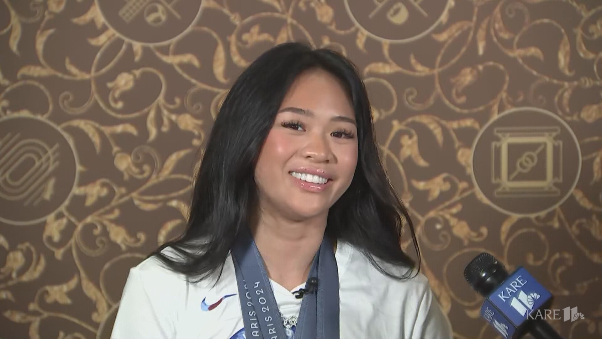 Olympic gymnast Suni Lee spoke with KARE 11 after winning bronze in the all-around competition. She and her Team USA teammates also won gold earlier this week.