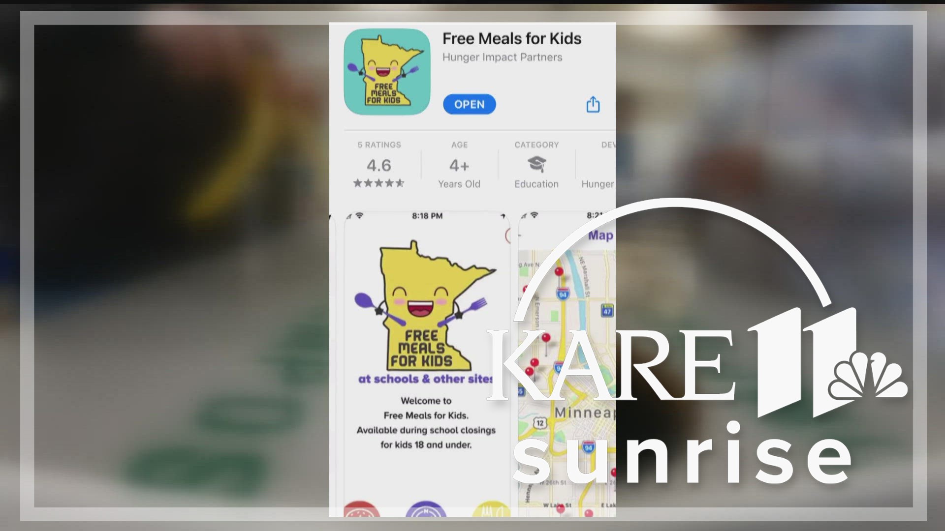 Some kids don't have easy access to food during the summer months, but a local non-profit is saying "wait... there's an app for that!"
