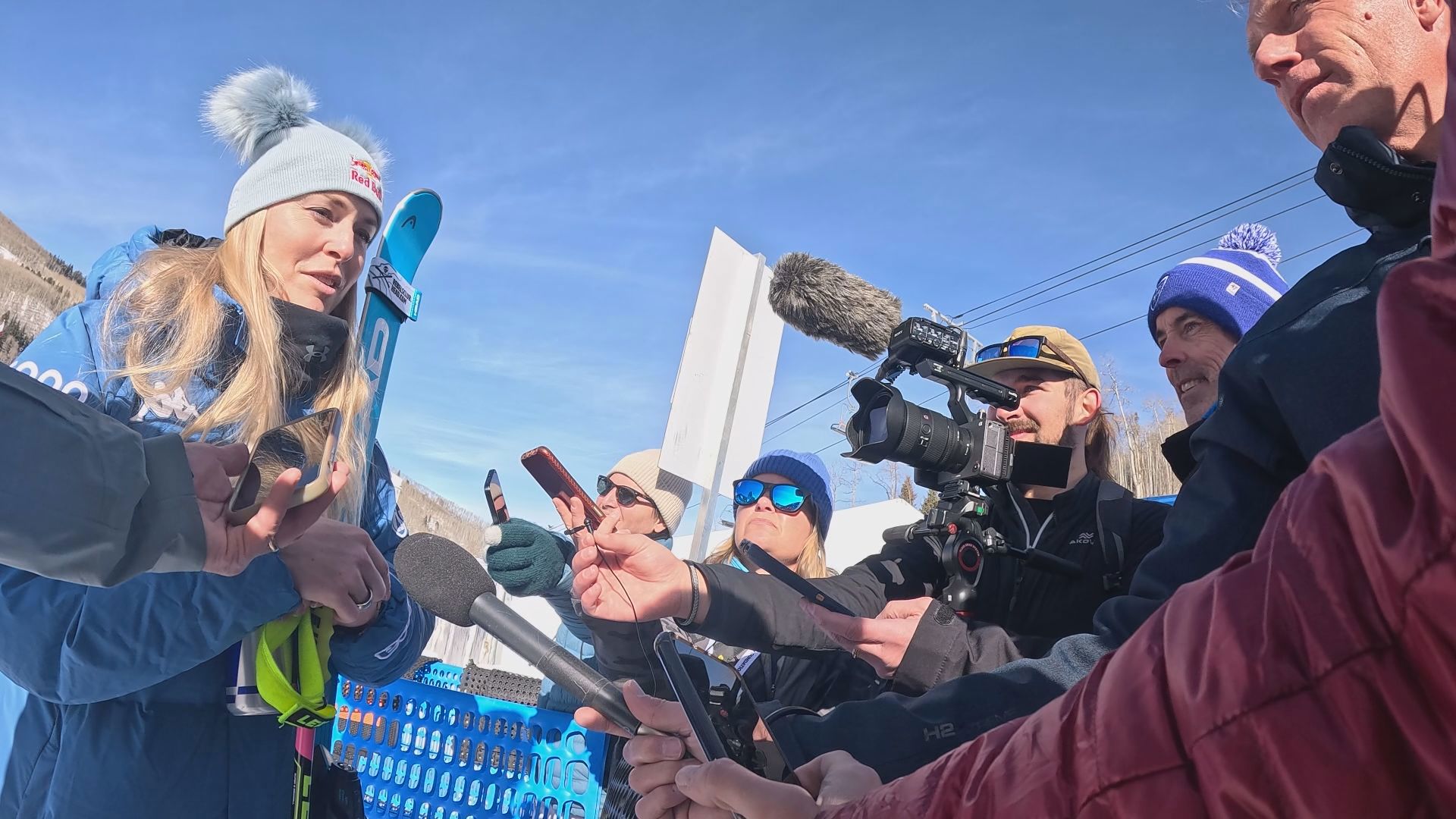 Thursday marks one year to go until the Milano-Cortina 2026 Winter Olympics, as Italian officials gear up, Minnesota native Lindsey Vonn says why she's excited, too.