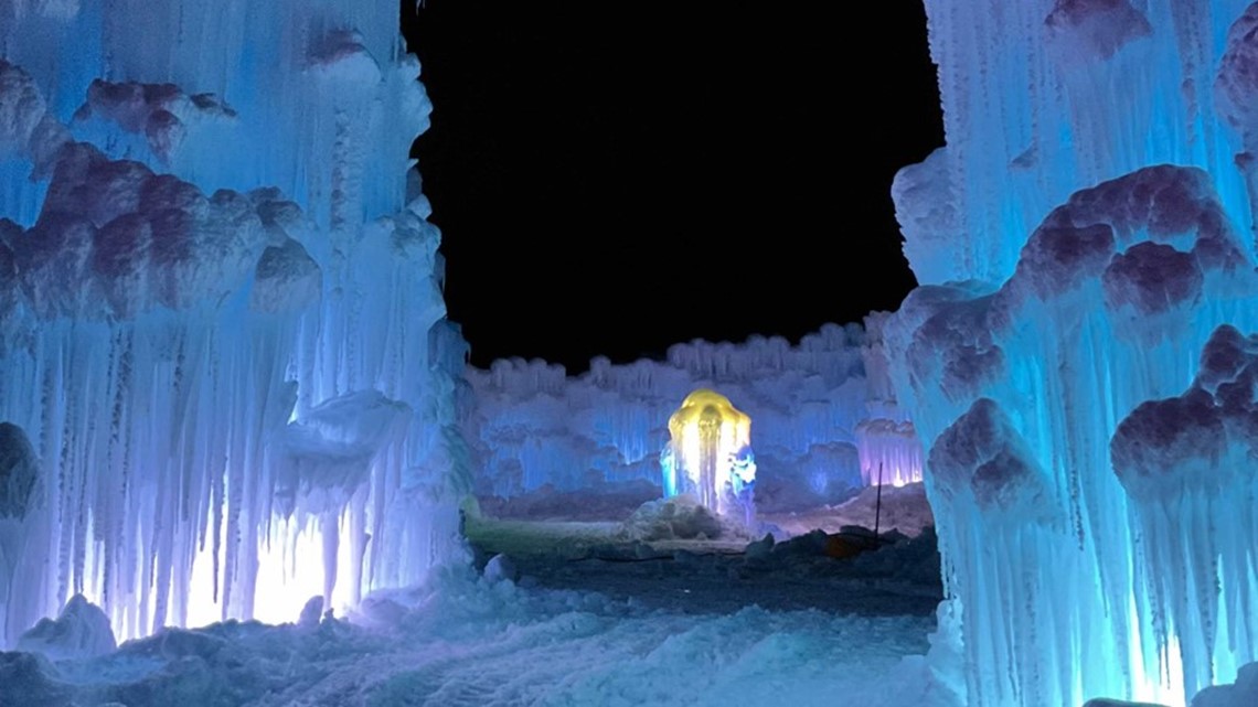 Frozen Ice Palace at the Short Hills Mall in NJ