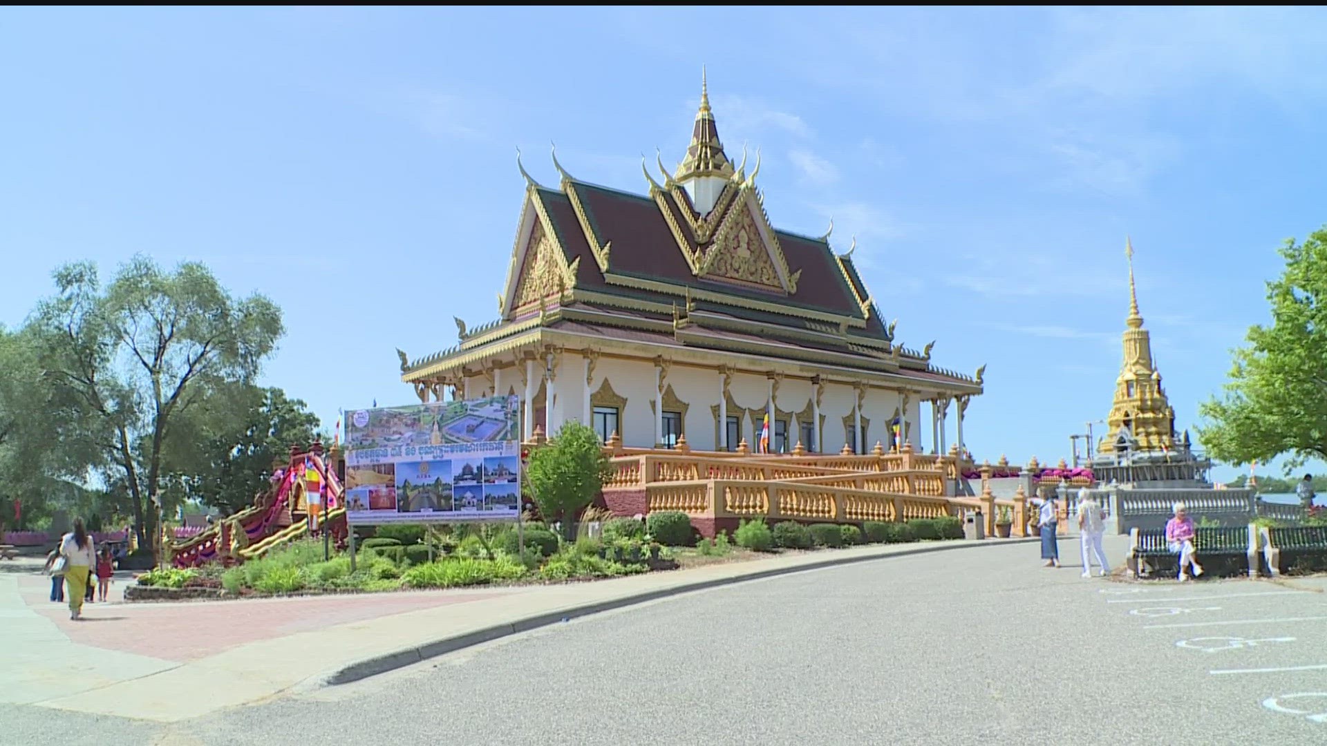Watt Munisotaram is the largest watt in the country and marked 35 years of being home to Minnesota's Cambodian-Buddhist community on Saturday.