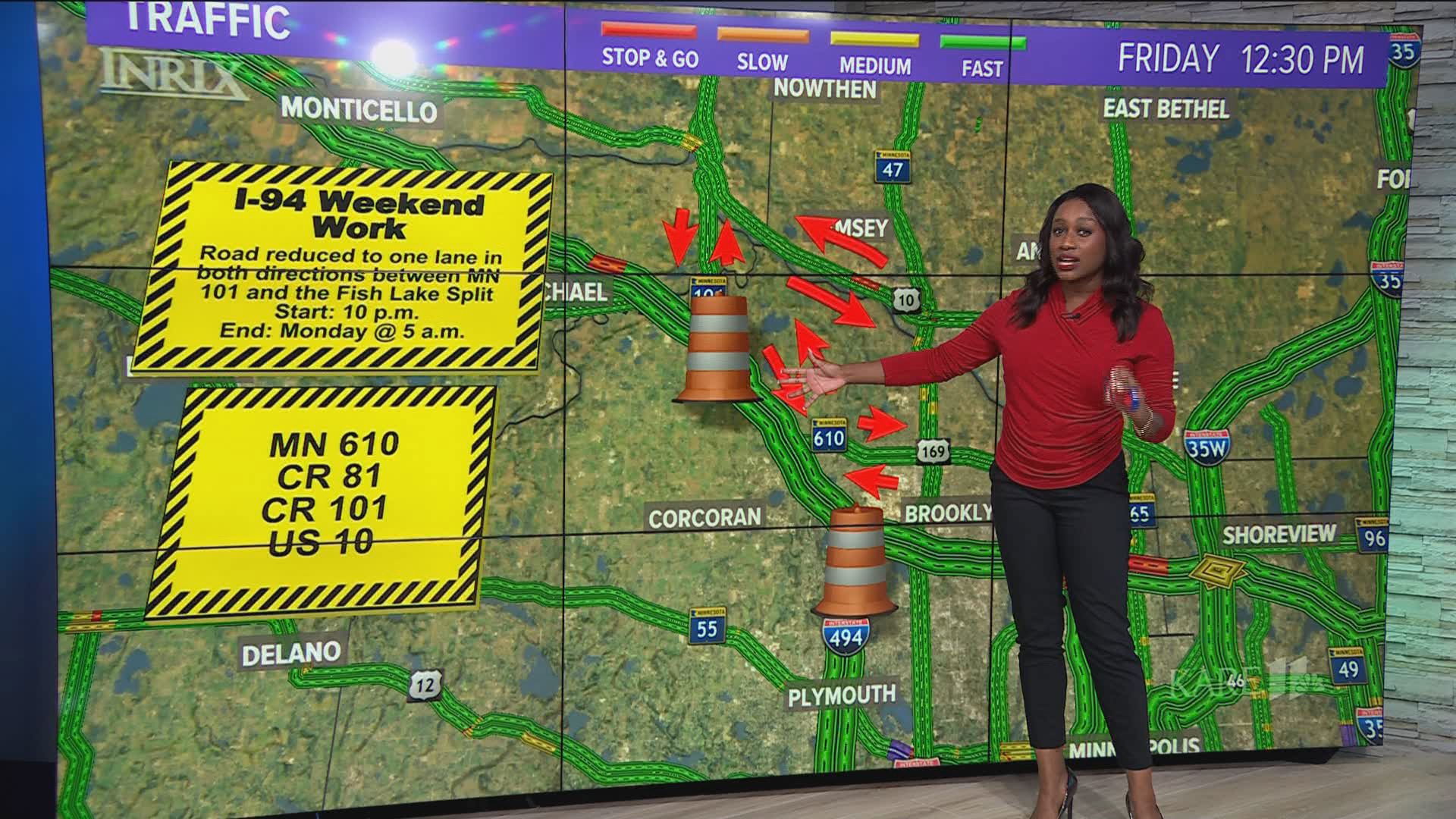 Both stretches, located in the northern metro, promise significant disruptions for those who don't make alternative plans.